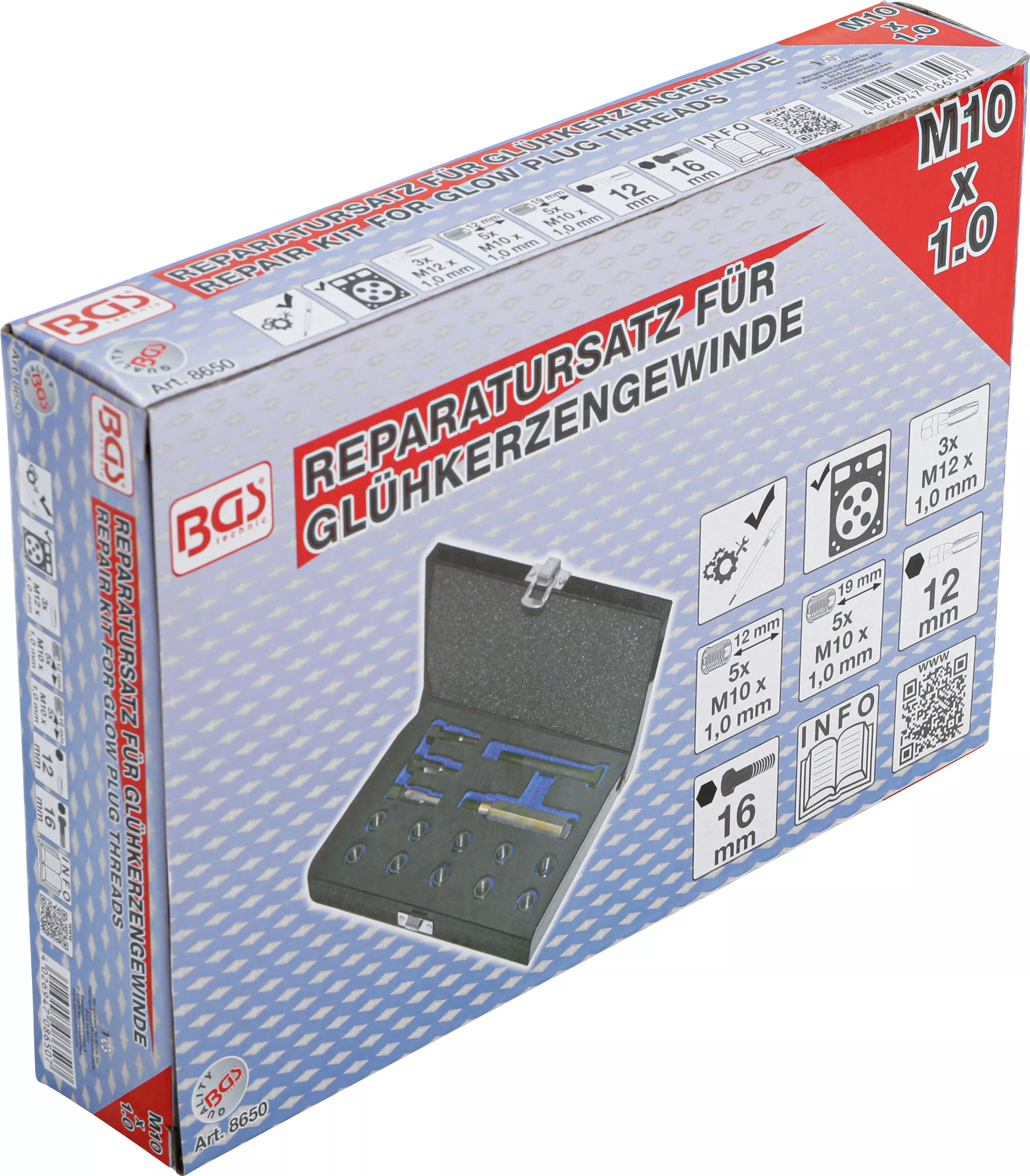 Set reparatie pentru filet bujii incandescente | M10 x 1,0 [5]