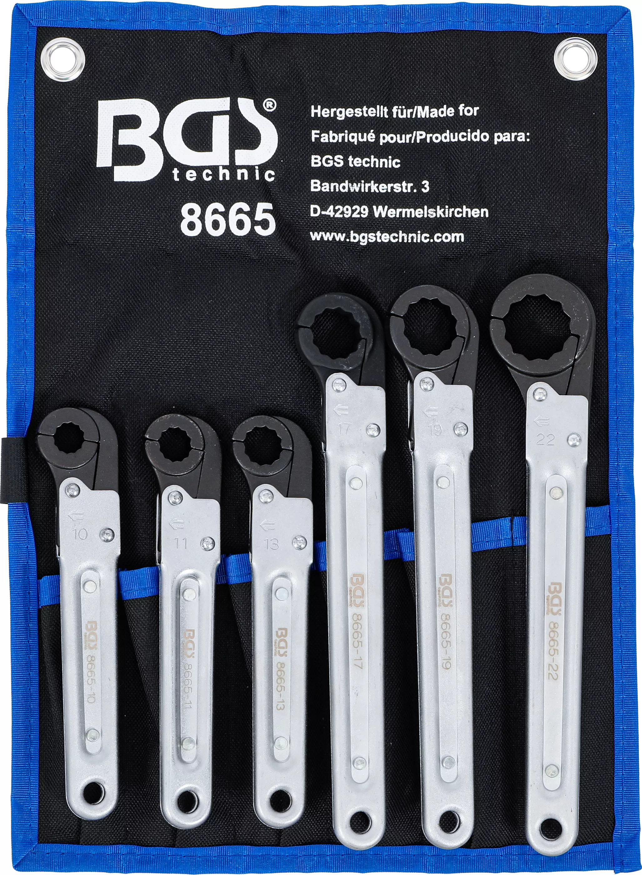 Set chei cu clichet pentru conducte | 6 piese [1]