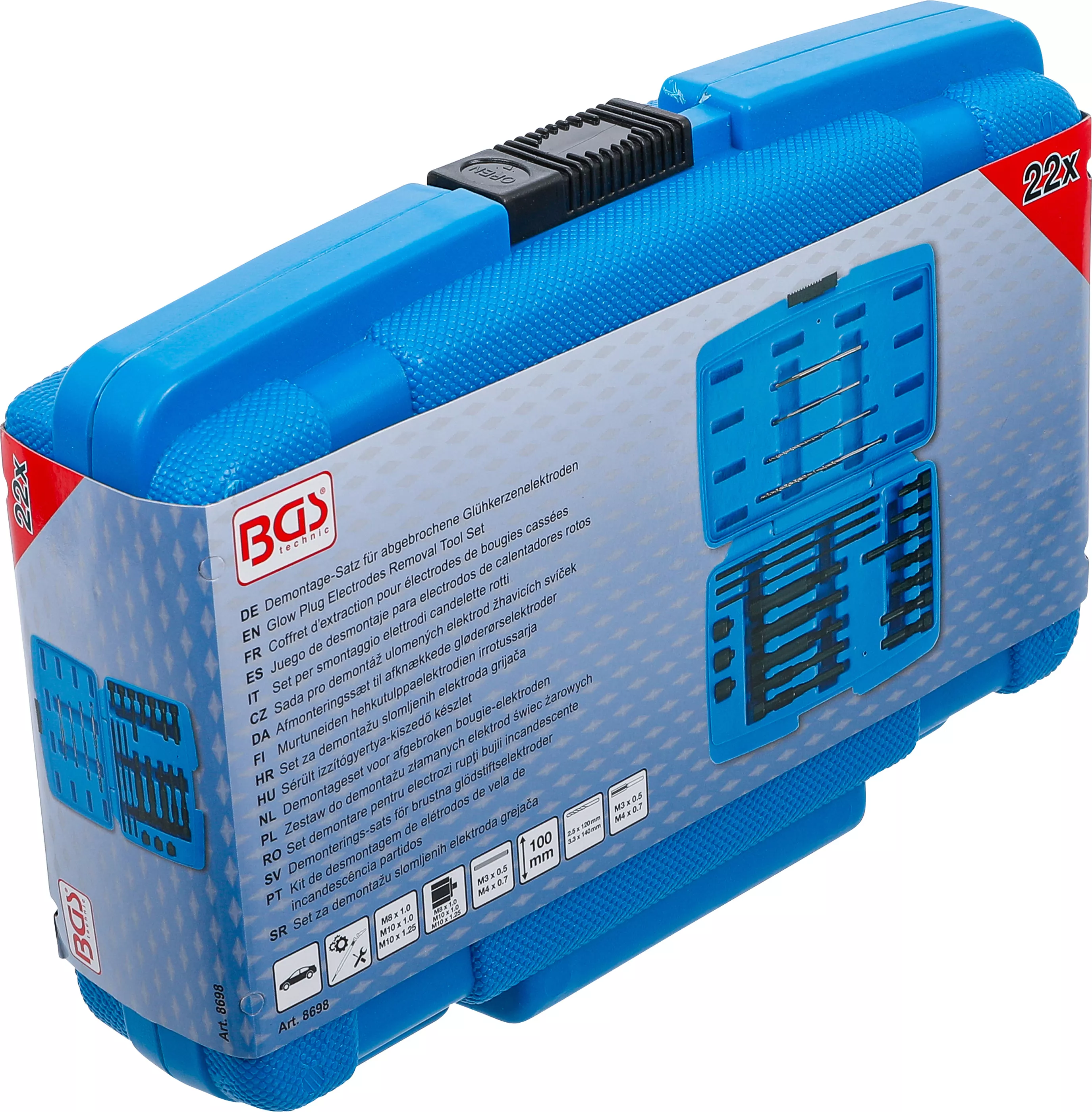 Set demontare pentru electrozi rupti bujii incandescente | M8 / M10 [6]