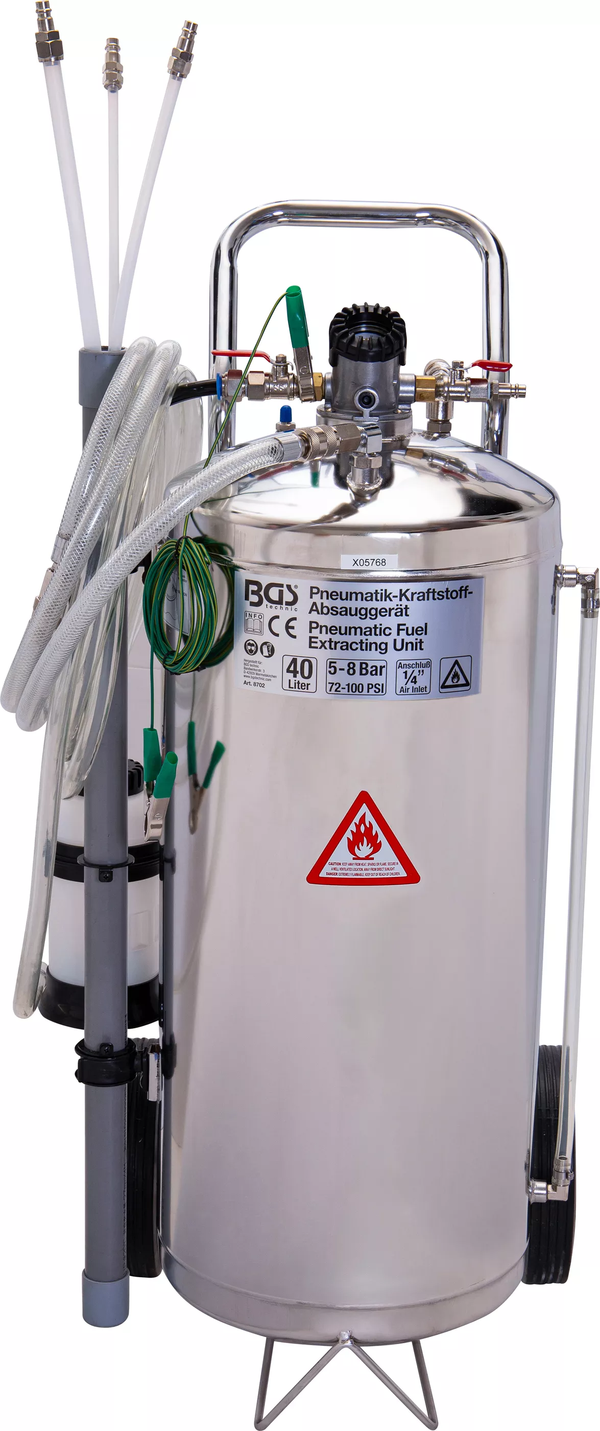 Aparat pneumatic de aspirare combustibil | 40 l [4]