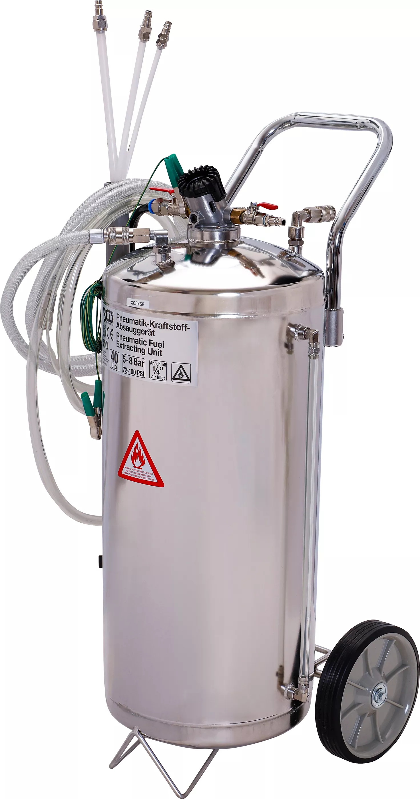 Aparat pneumatic de aspirare combustibil | 40 l [1]