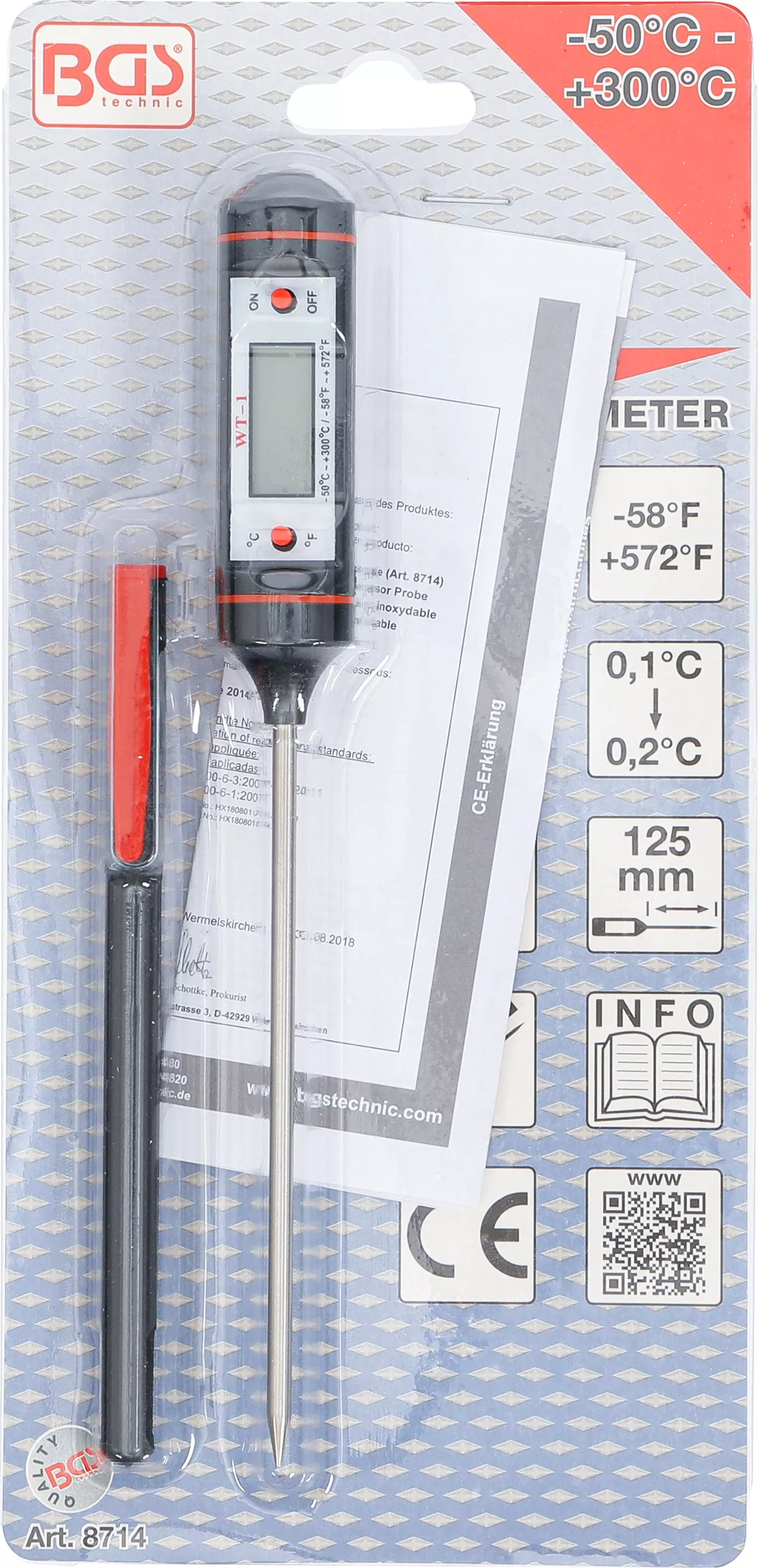 Termometru digital cu sonda din otel inox [4]