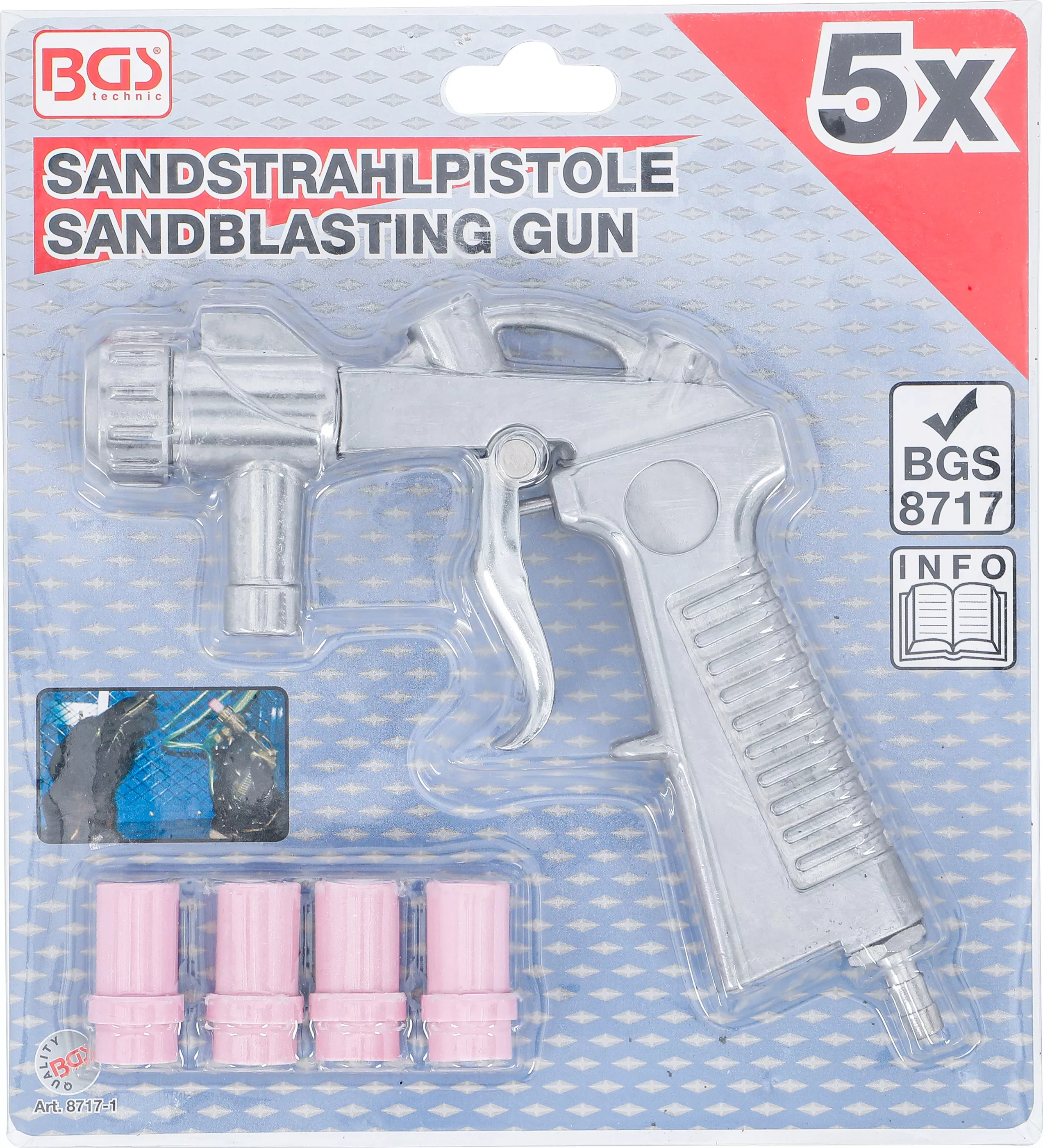Pistol de sablare pneumatic de schimb pentru BGS 8717 [6]