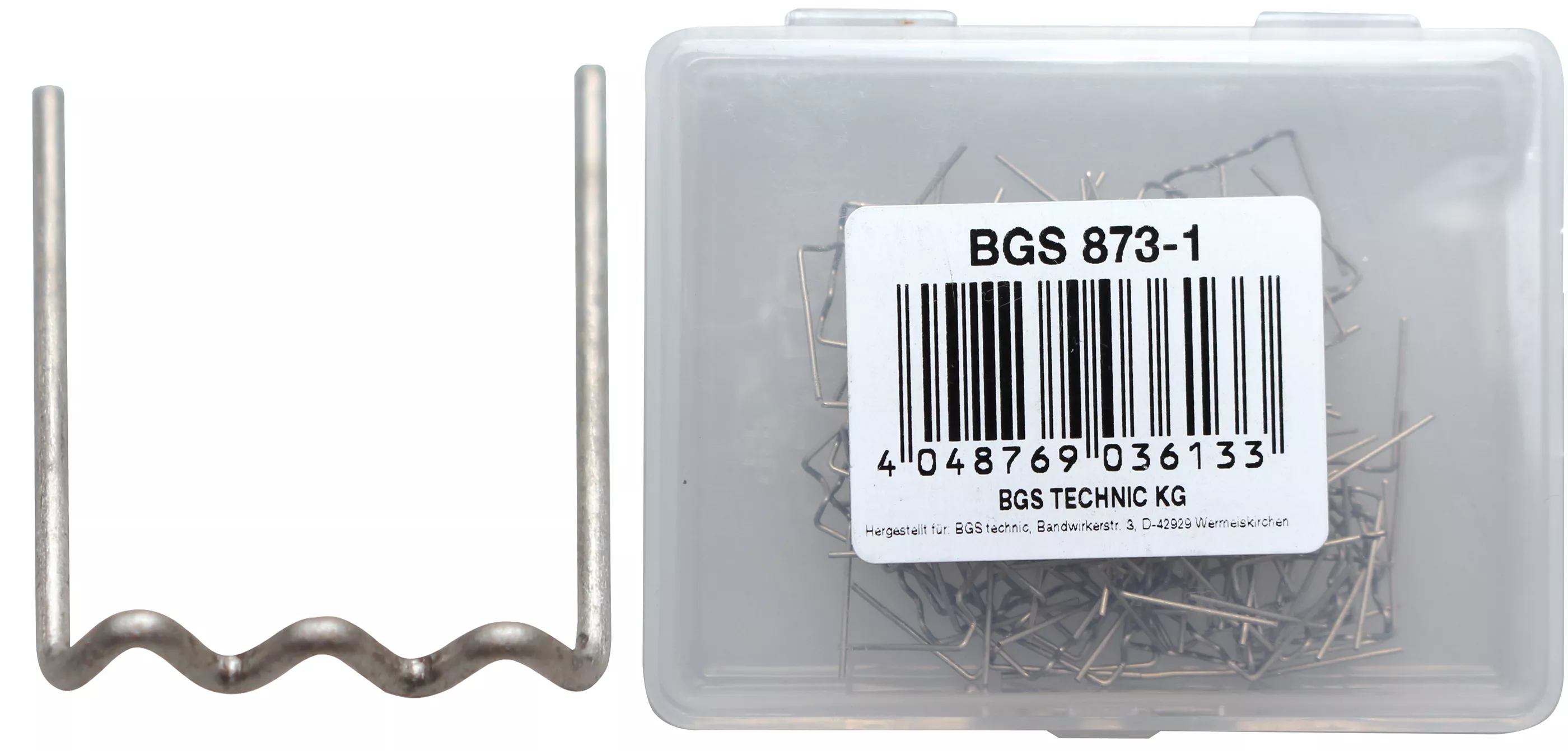 Cleme reparatie | forma U | o 0,6 mm | 100 piese [1]