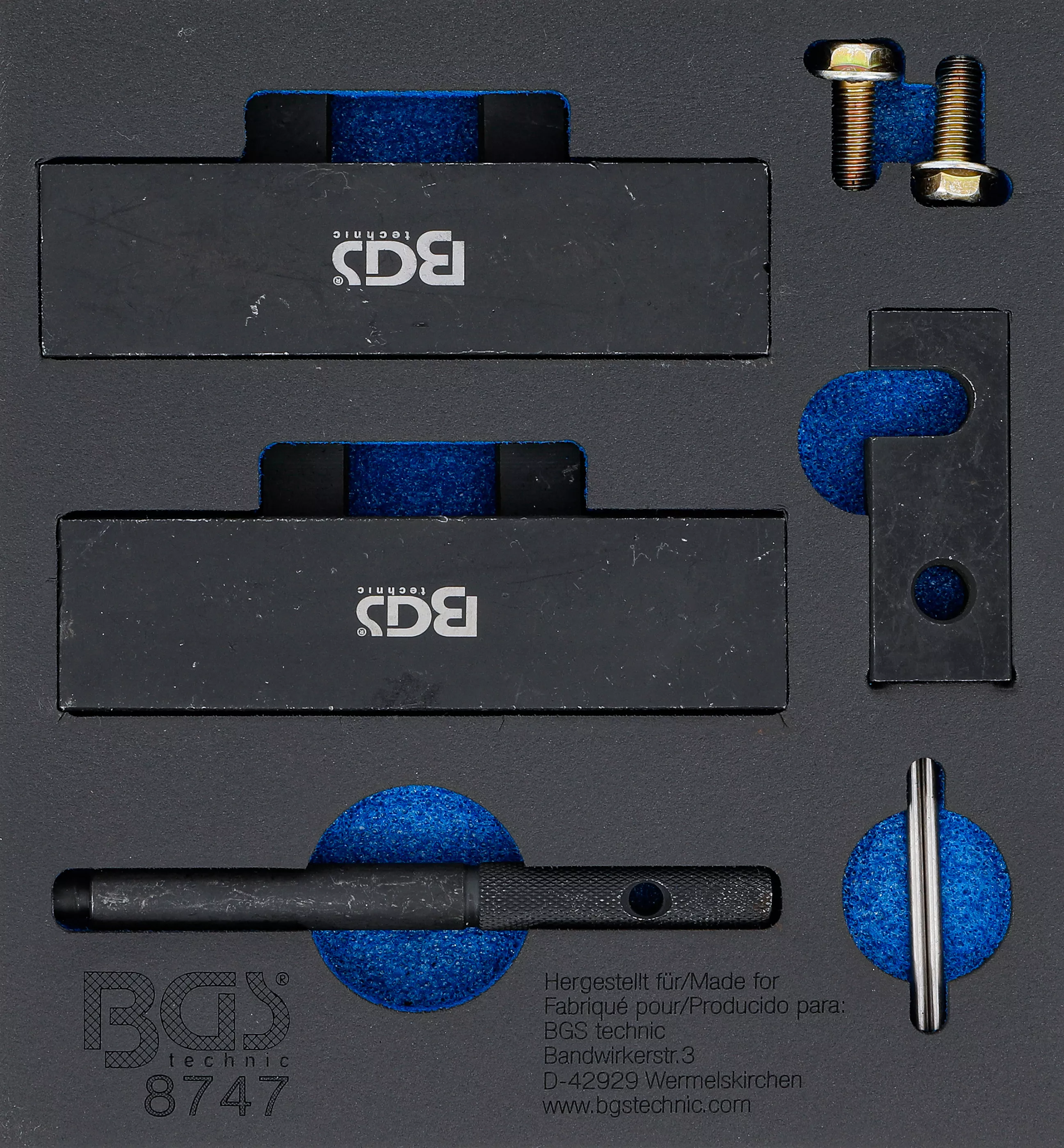 Suport organizator pentru carucior 1/6: Set dispozitive reglare motor | pentru BMW M42, M50 [1]