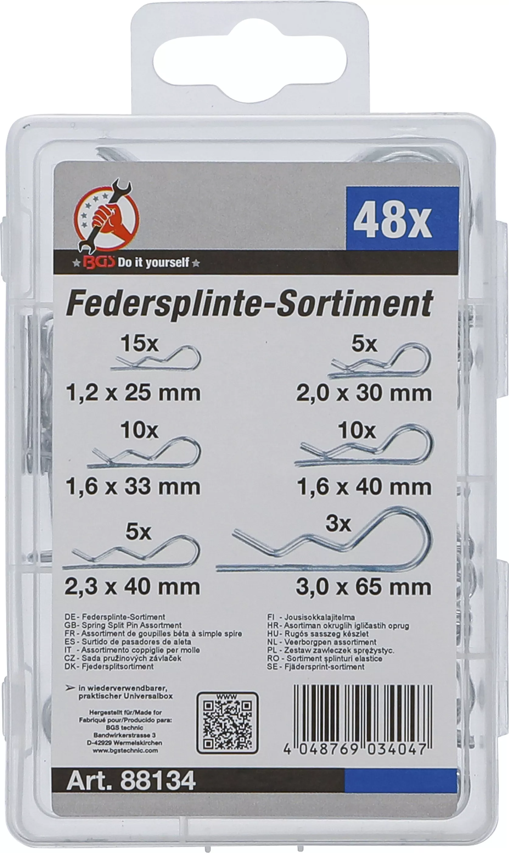 Sortiment splinturi elastice | o 1,2 - 3,0 mm | 48 piese [3]