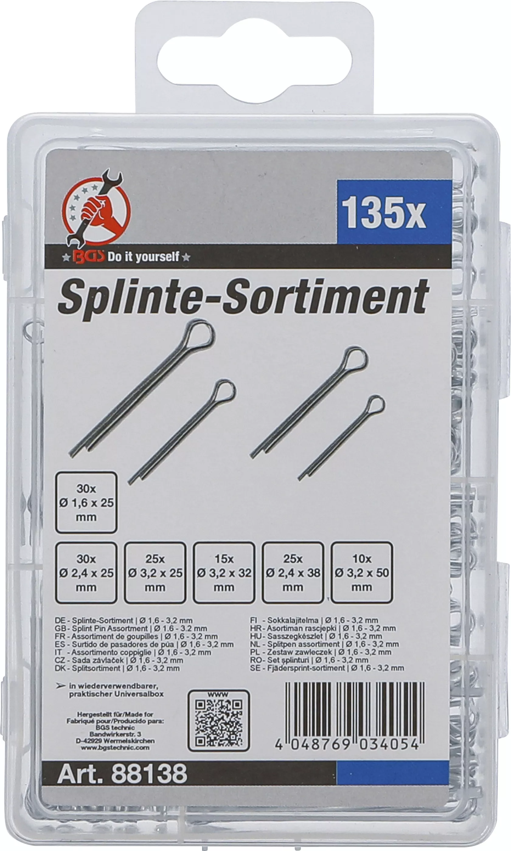 Set splinturi | o 1,6 - 3,2 mm | 135 piese [3]