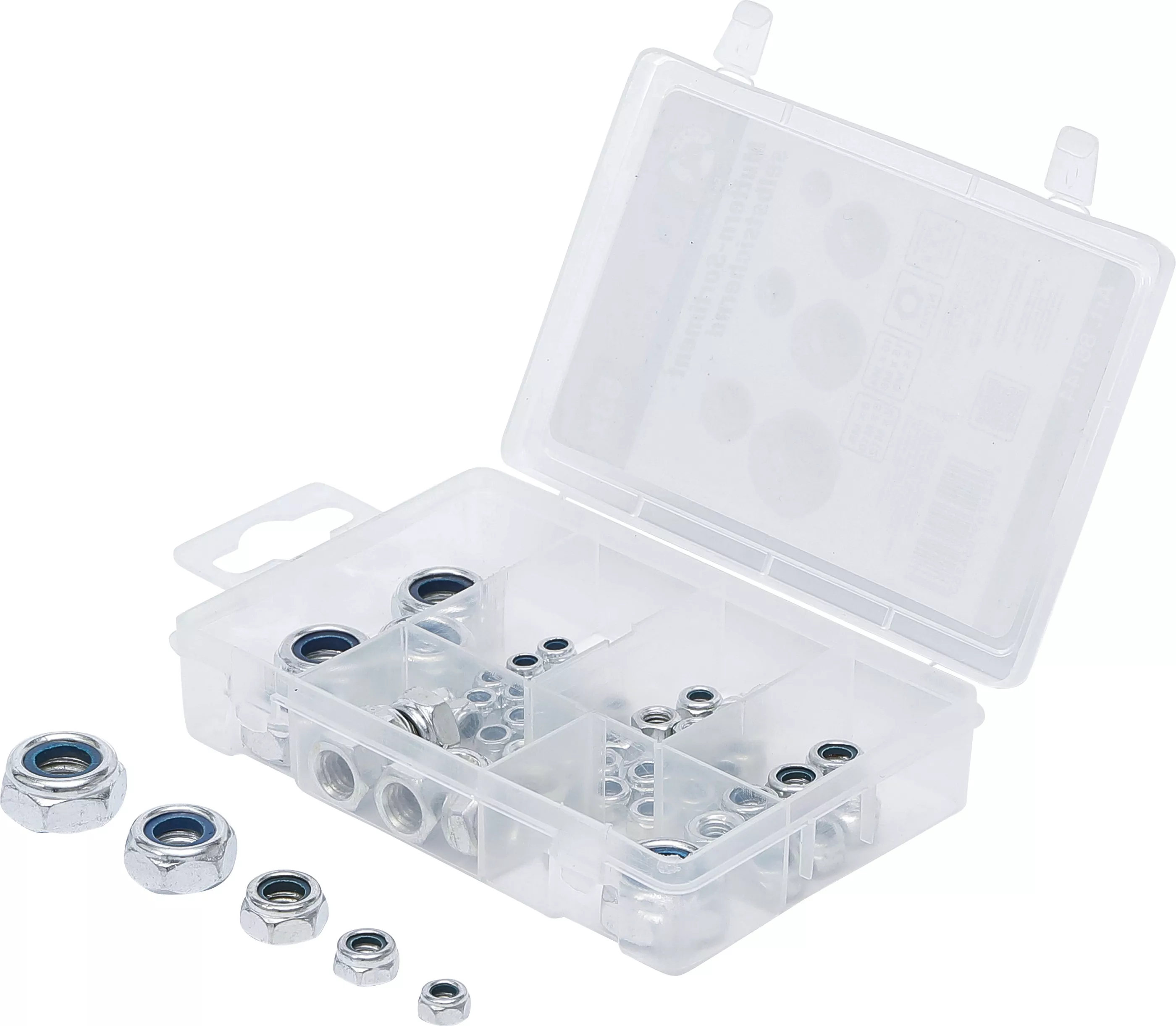 Set piulite | cu auto asigurare | metrice | M4 - M12 | 53 piese [1]