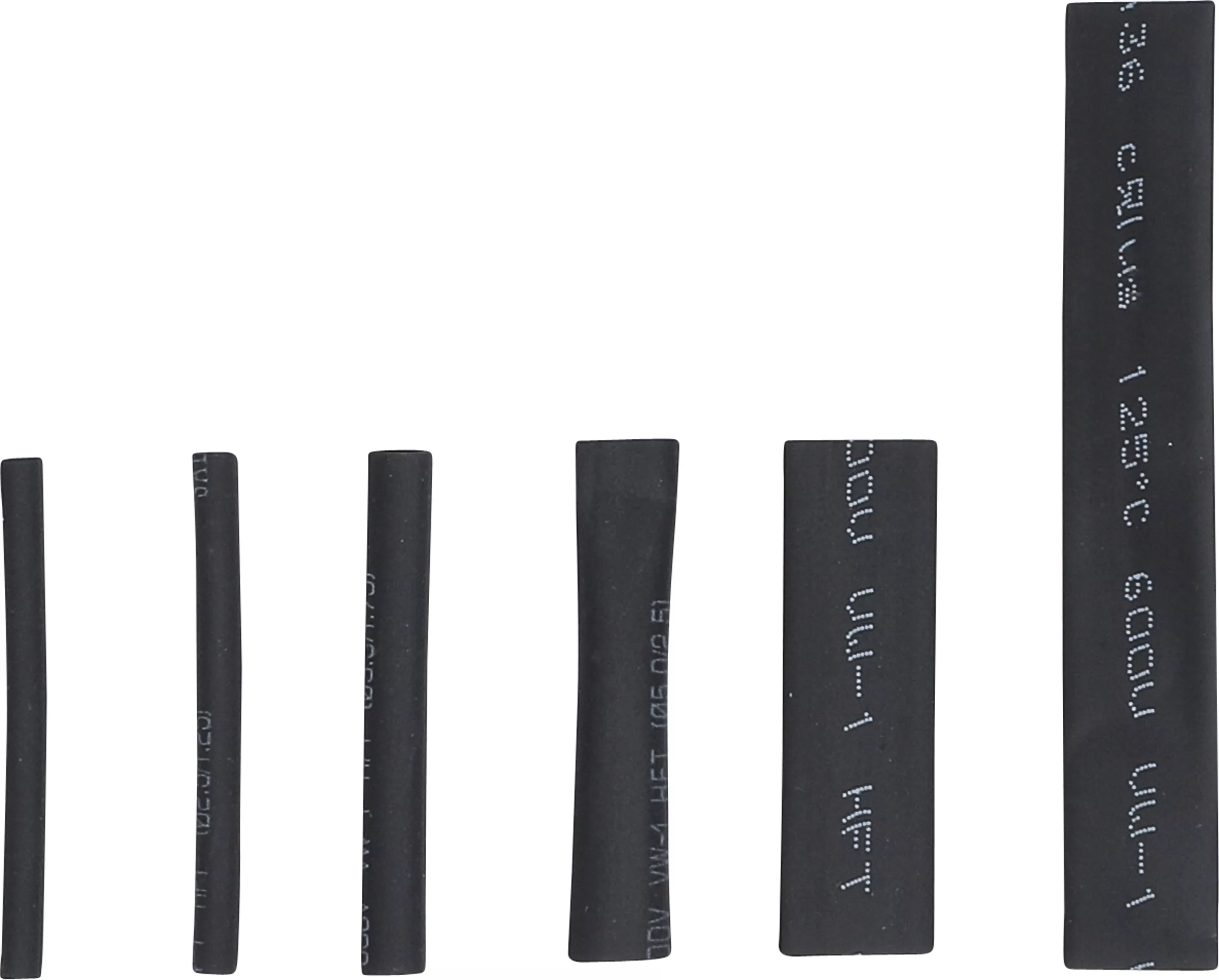 Set tuburi termocontractibile | negru | 90 piese [2]