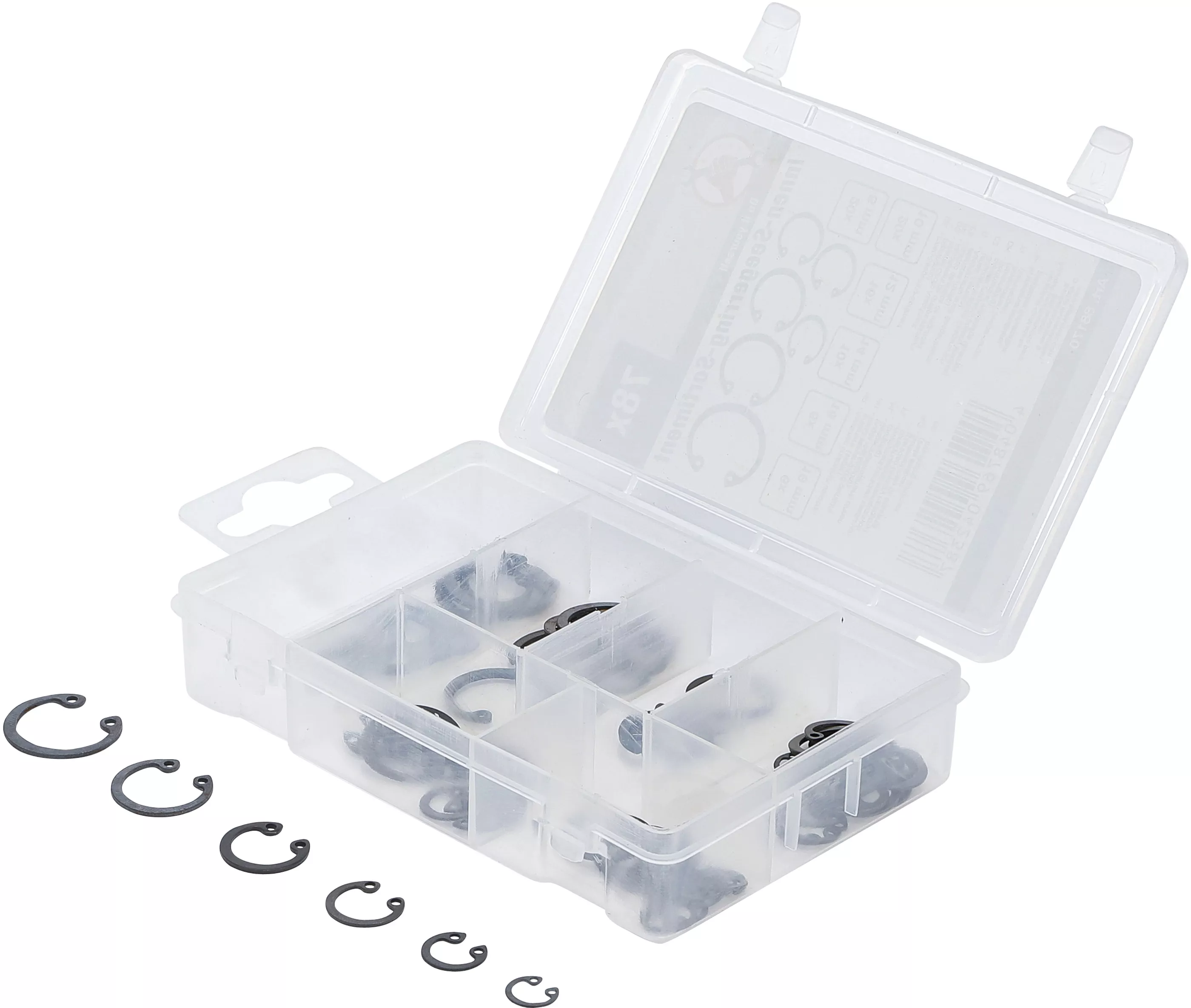 Sortiment inele elastice interioare (inele de siguranta) | o 8 - 19 mm | 78 piese [1]