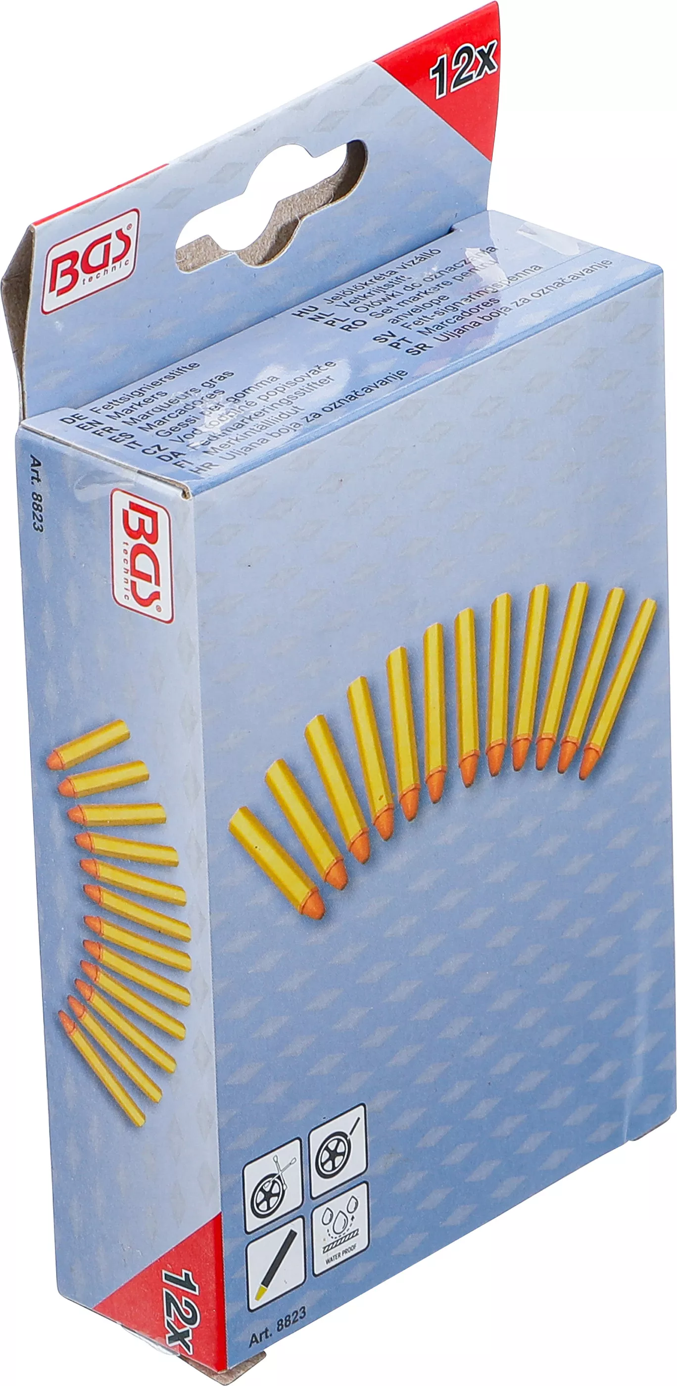 Set markere pentru anvelope | galbene | 12 bucati [4]