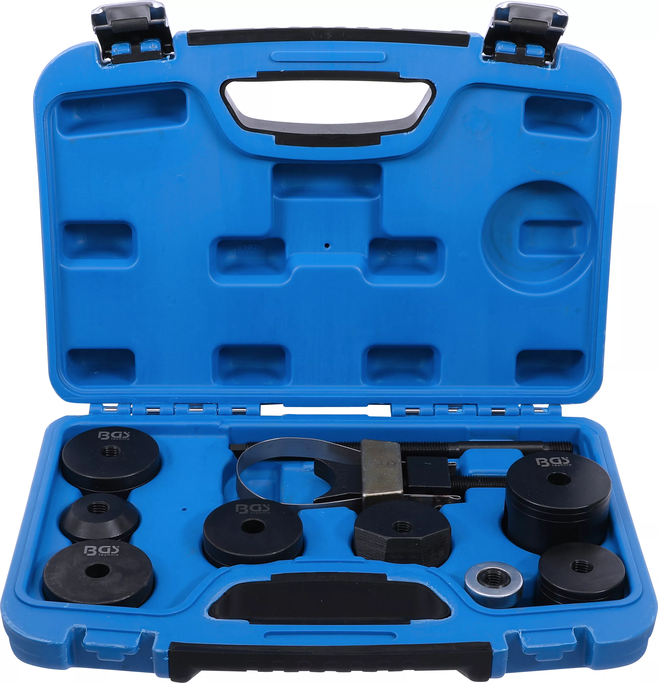 Scule - Set dispozitiv bucse brate de ghidare longitudinale | pentru osia spate BMW | 10 piese