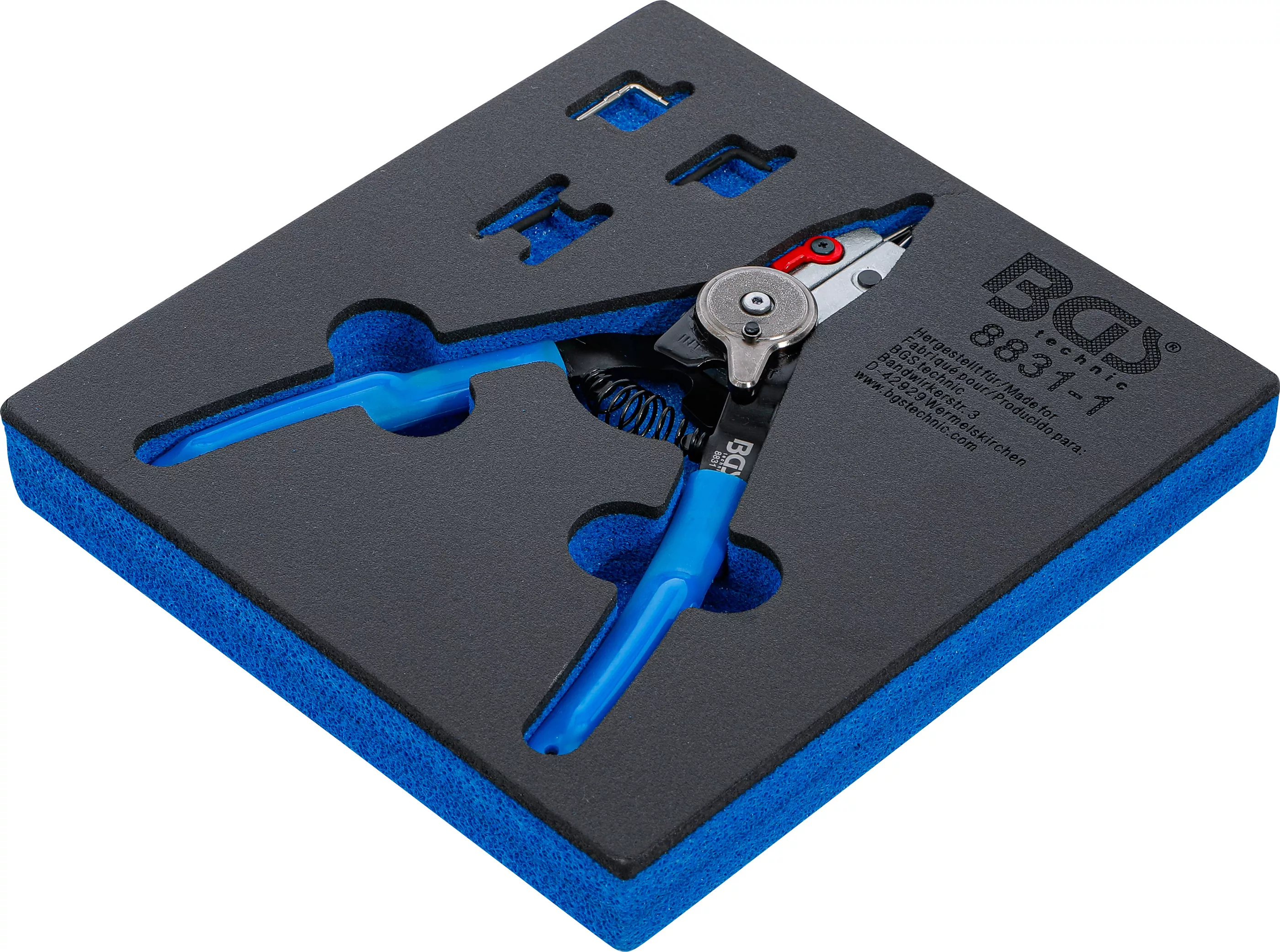 Cleste inele de siguranta | pentru siguranteexterioare/interioare | varfuri interschimbabile | 180 mm [2]