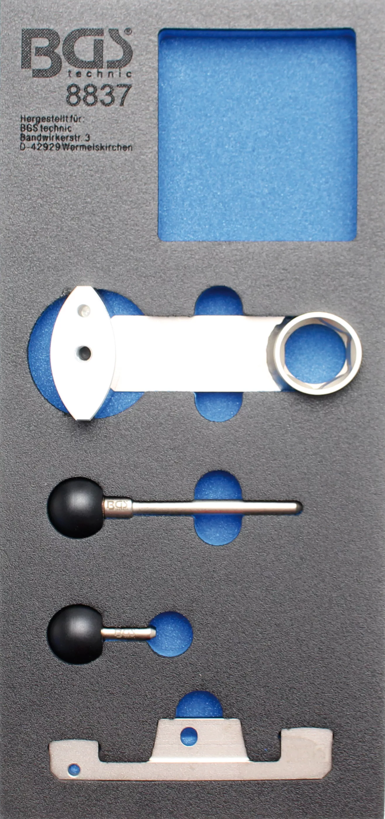 Porsche - Suport organizator pentru carucior 1/3: Set dispozitive reglare motor | pentru Porsche 911 (996, 997)