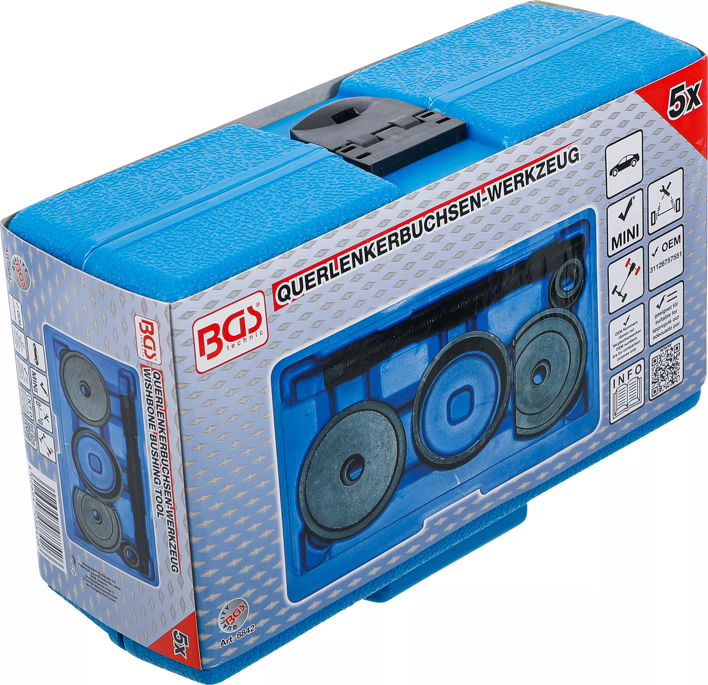Dispozitiv bucse brate de ghidare transversale | pentru MINI [6]