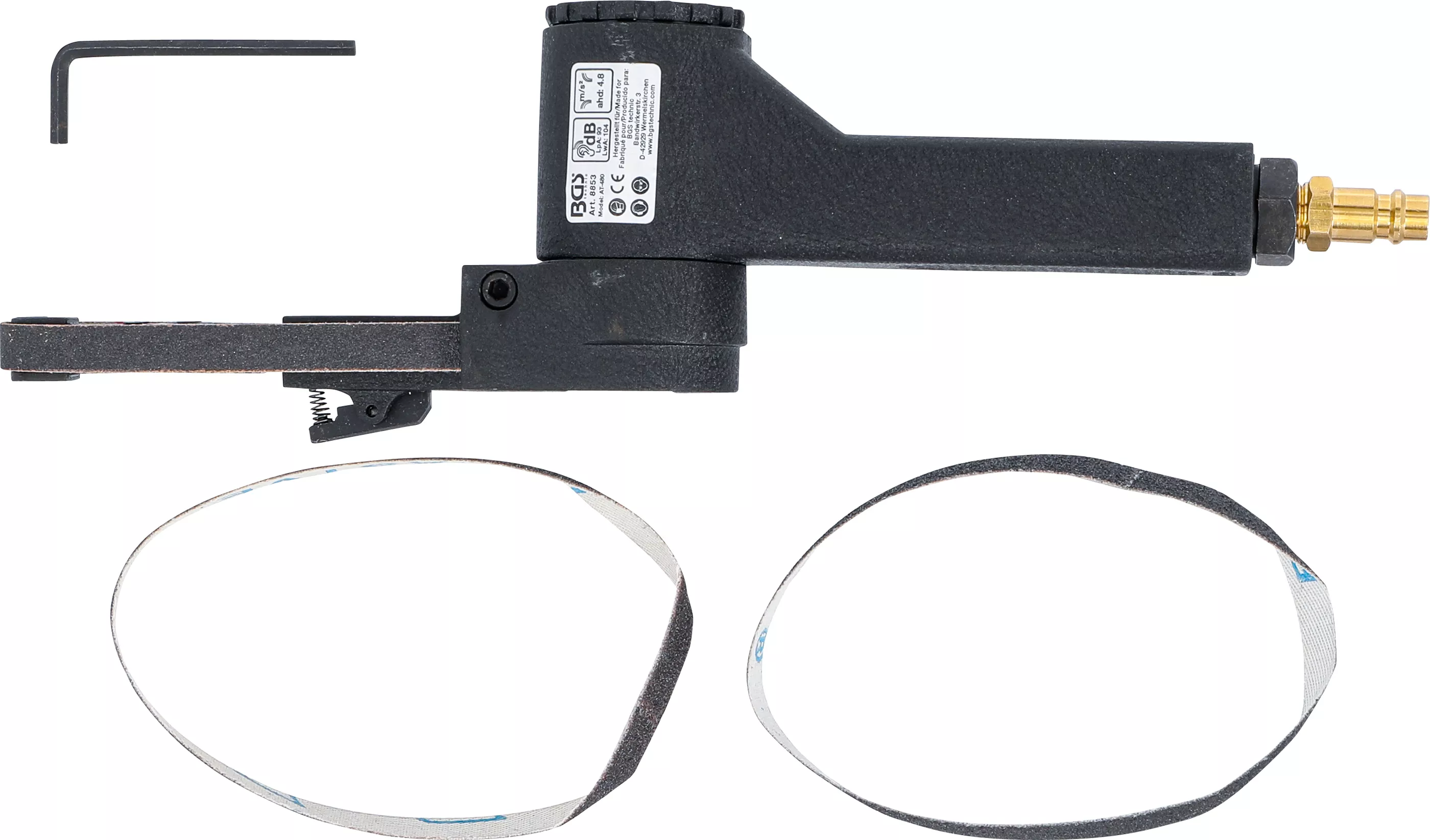 Polizor pneumatic cu banda pentru banda de slefuit 10 mm [4]
