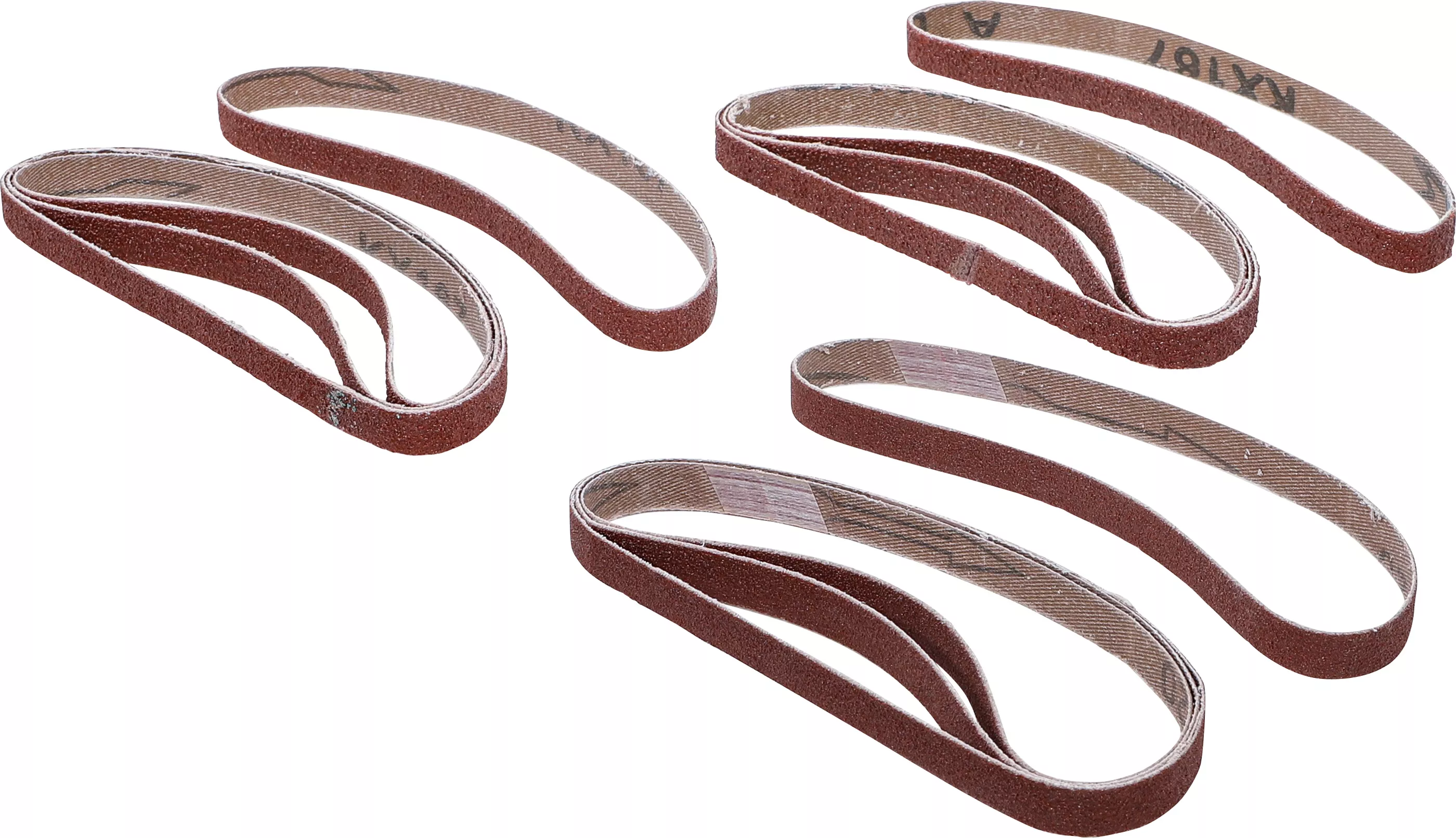 Set banda de slefuire | pentru BGS 8853 | 10 mm x 330 mm | K 60 - 80 - 120 | 12 piese [2]