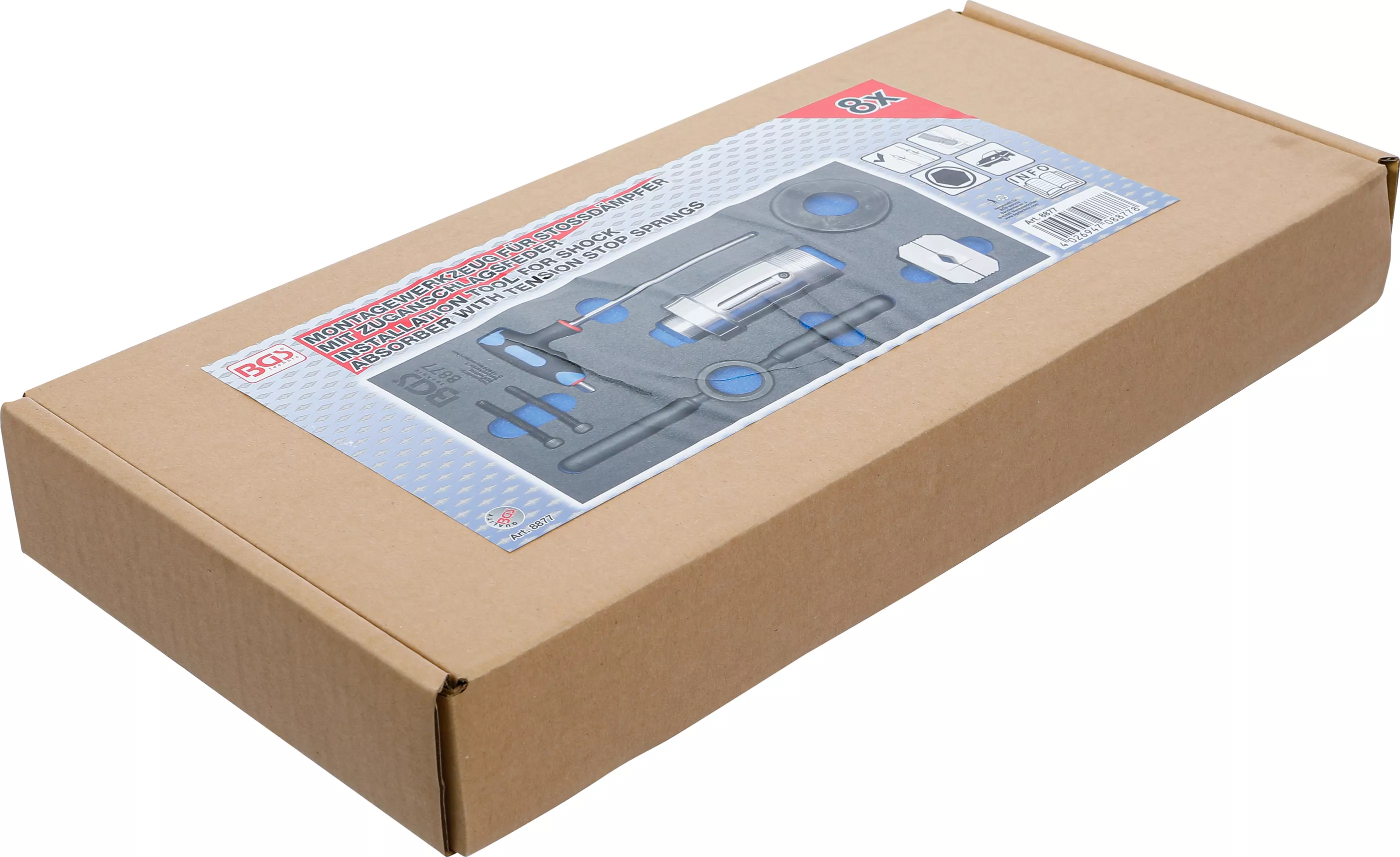 Set dispozitive amortizoare | pentru amortizoare cu arc opritor tractiune | 8 piese [3]