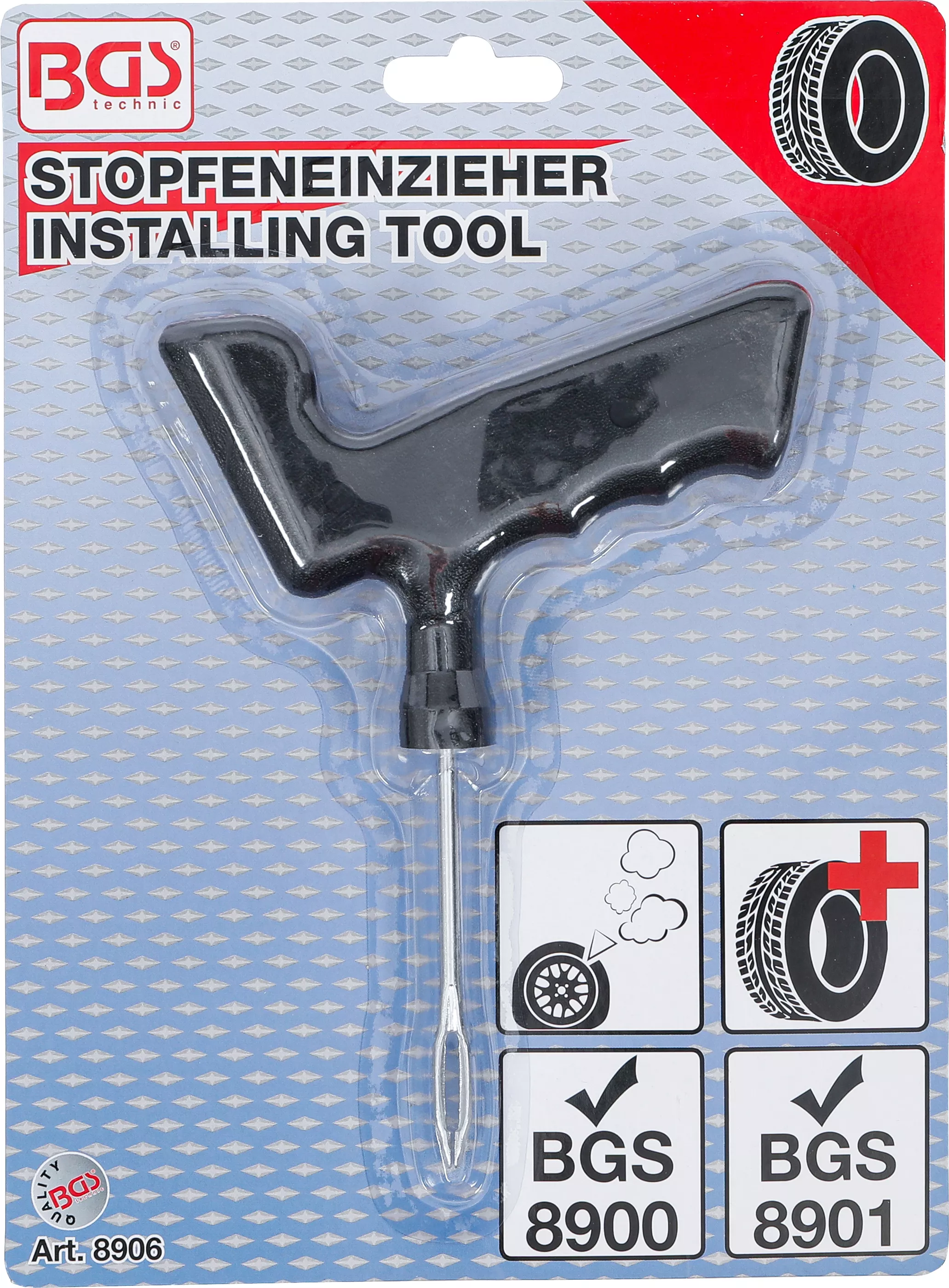 Dispozitiv obturare cu dopuri pentru reparare pneuri [4]