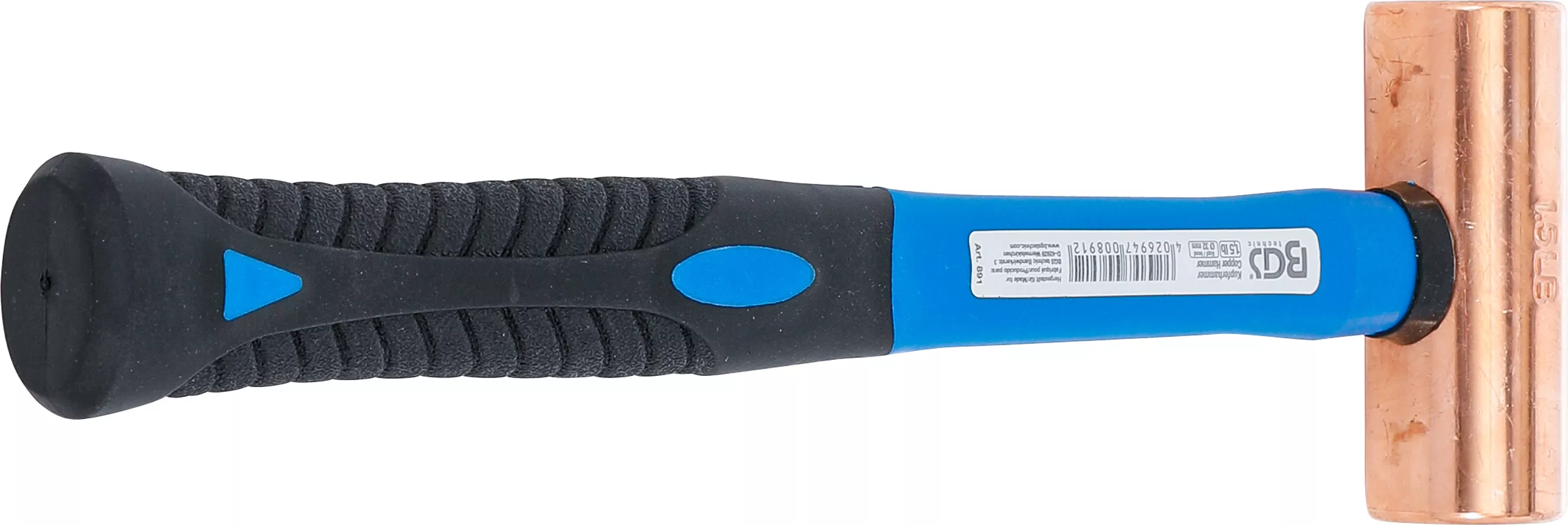 Ciocan de cupru | coada fibra de sticla | o 32 mm | 680 g (1.5 lb) - Cap [4]