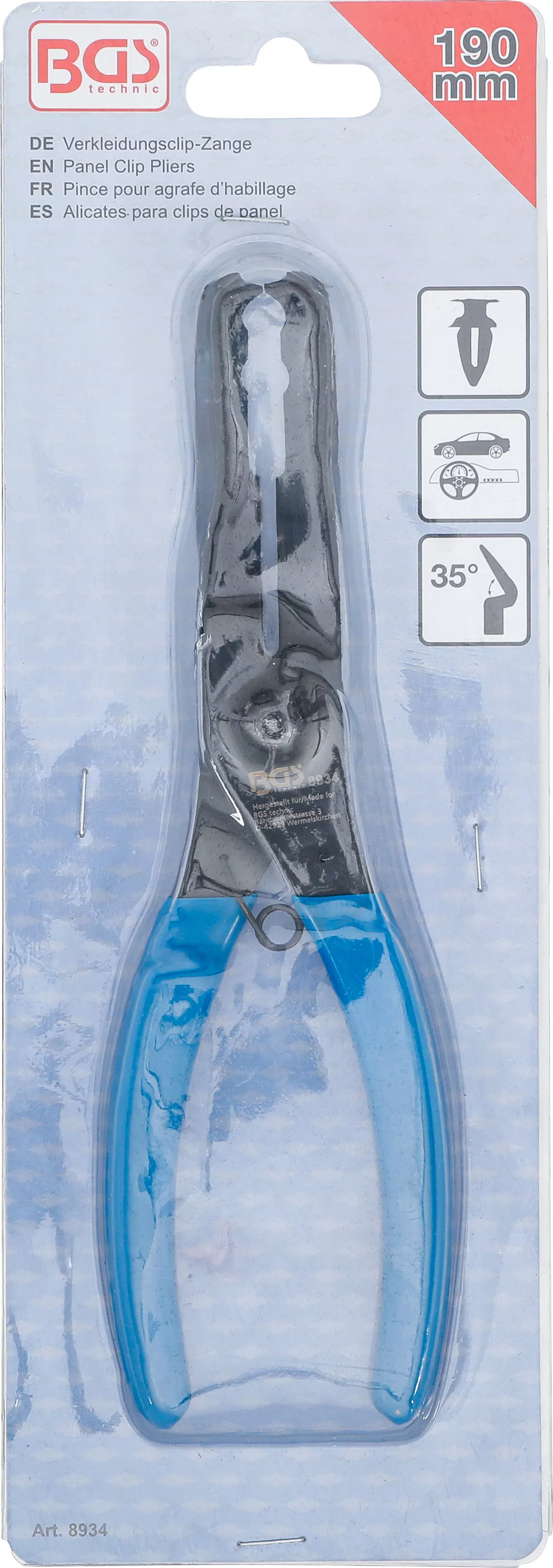 Cleste clipsuri capitonaj | 190 mm [4]