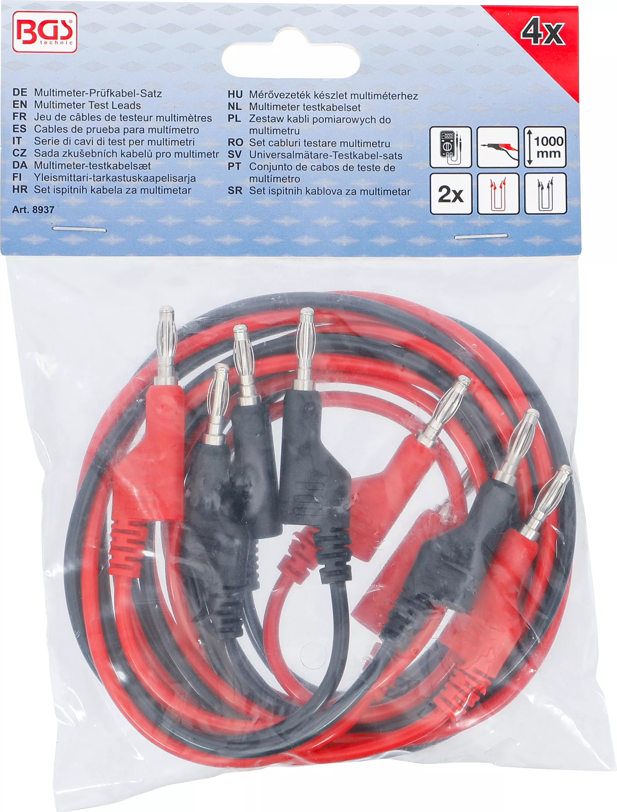 Set cabluri testare multimetru | 4 mm [4]