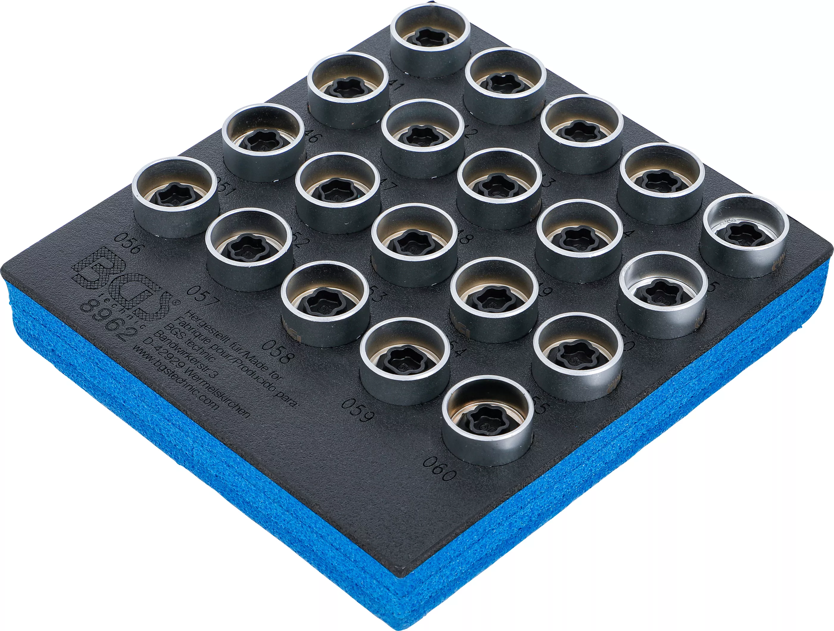 Suport organizator pentru carucior 1/6: Set chei desfacut antifurt pentru BMW | 20 piese [2]