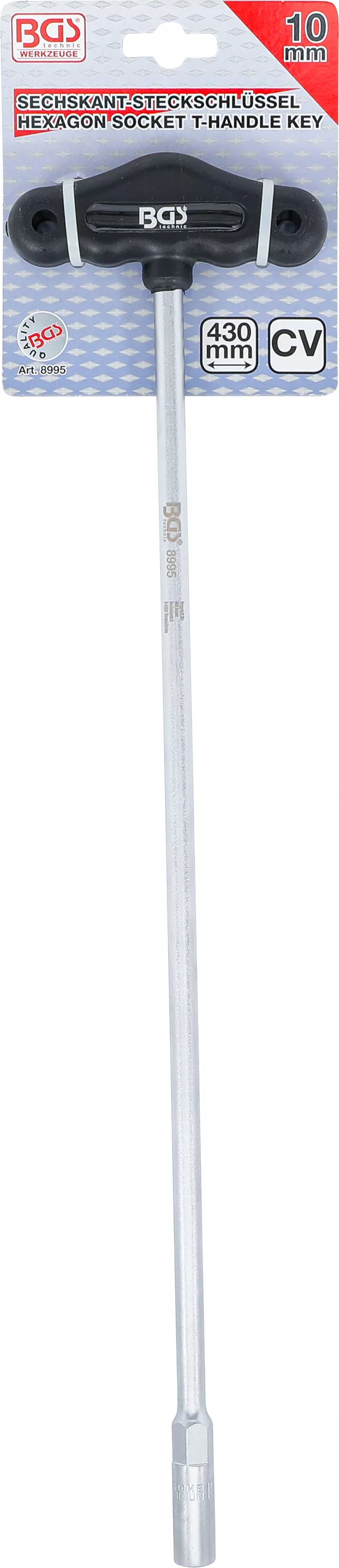 Cheie tubulara cu maner T, 6 colturi | lungime 430 mm | 10 mm [5]