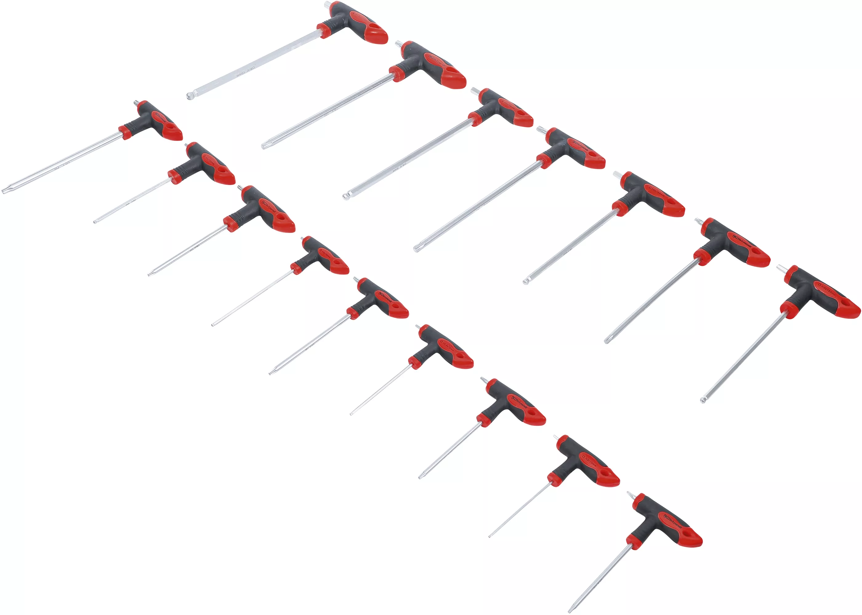 Set surubelnite cu maner T si lama laterala | hexagon interior/Profil T (pentru Torx) | 16 piese [2]