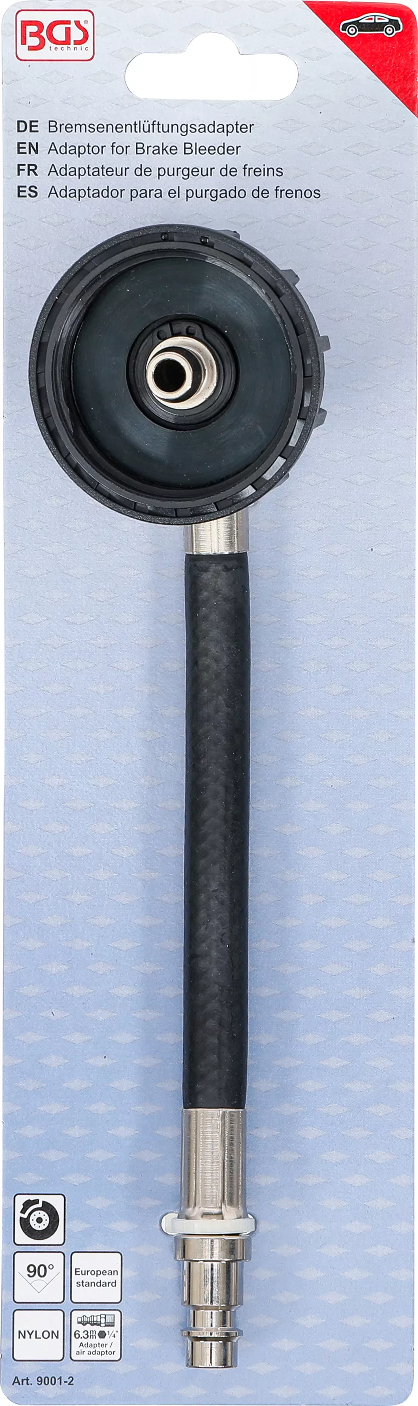 Adaptor dezaerare frane | Euro 20 | cu furtun de racordare mobil [4]