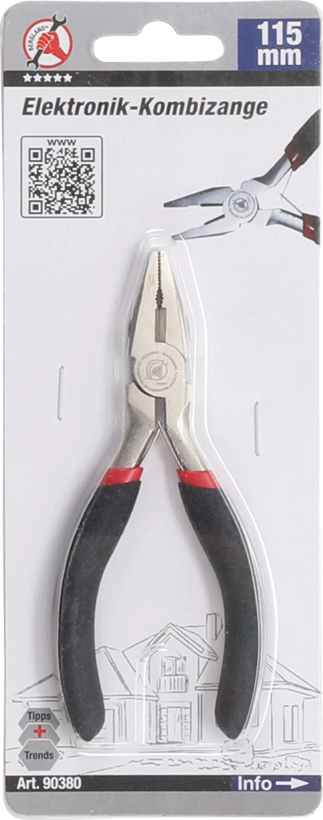 Cleste combinat electronist | cu arc | 115 mm [3]