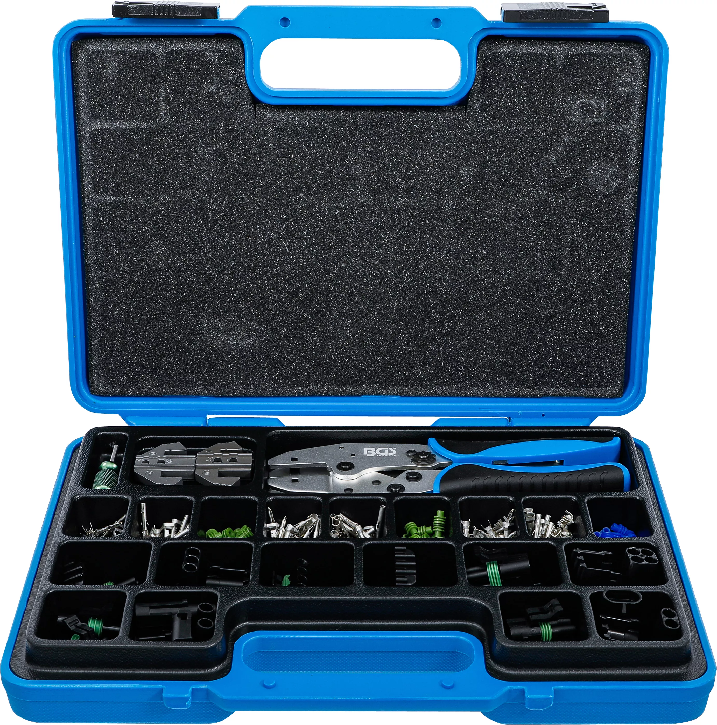 Set clesti sertizare cu conectoare-fisa etanse la apa | 220 piese [1]