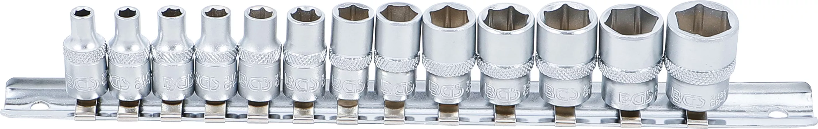Set chei tubulare, 6 colturi | 6,3 mm (1/4") | 4 - 14 mm | 13 piese [1]