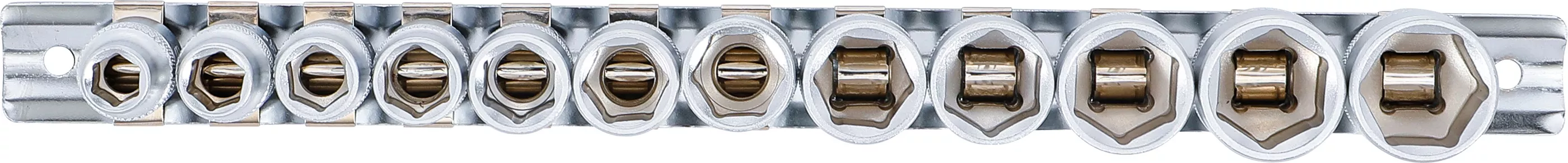 Set chei tubulare, 6 colturi | 10 mm (3/8") | 8 - 19 mm | 12 piese [3]