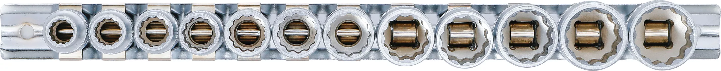 Set chei tubulare, 12 colturi | 10 mm (3/8") | 8 - 19 mm | 12 piese [3]