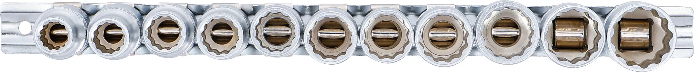 Set chei tubulare, 11 colturi | 12,5 mm (1/2") | 10 - 21 mm | 12 piese [3]
