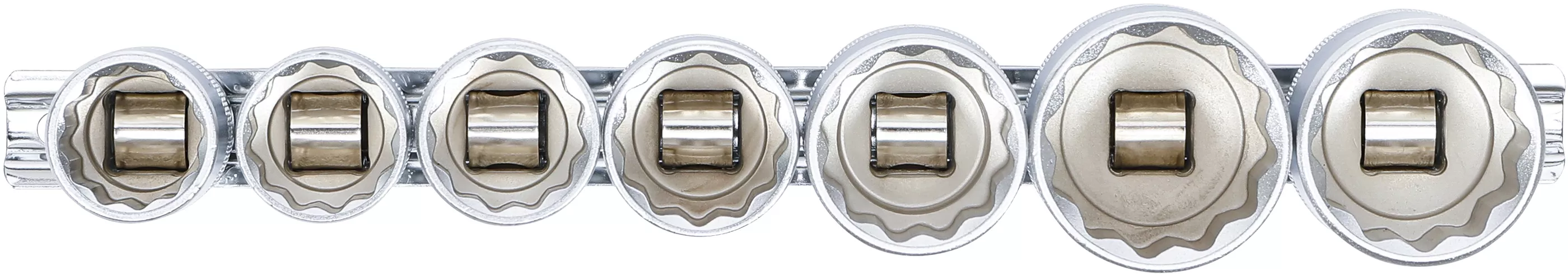 Set chei tubulare, 7 colturi | 12,5 mm (1/2") | 20 - 32 mm | 12 piese [3]