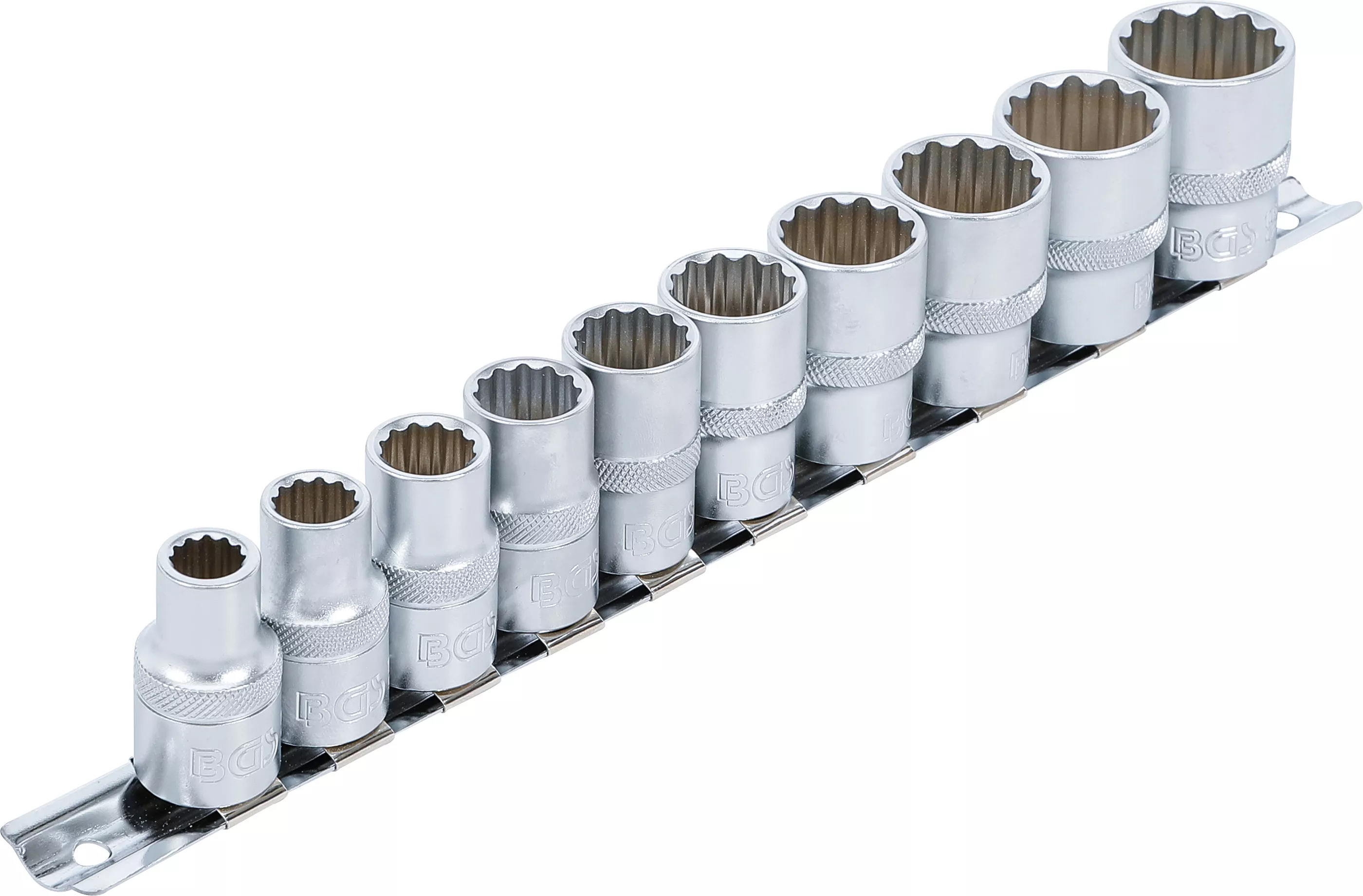 Set chei tubulare, 12 colturi | 12,5 mm (1/2") | Marimi in toli | 10 piese [2]
