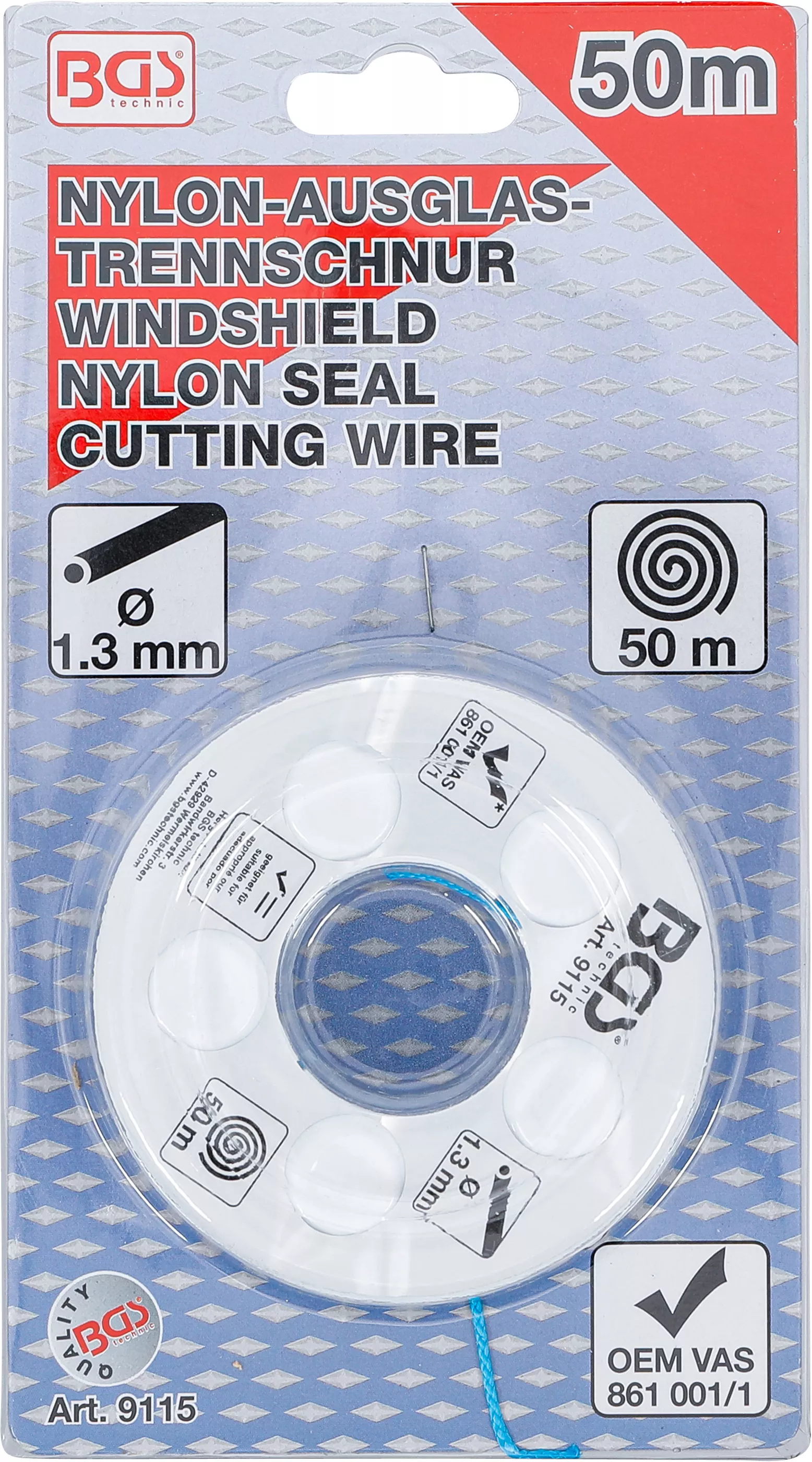 snur din Nylon taiere extragere geamuri | 50 m | 115 daN [3]