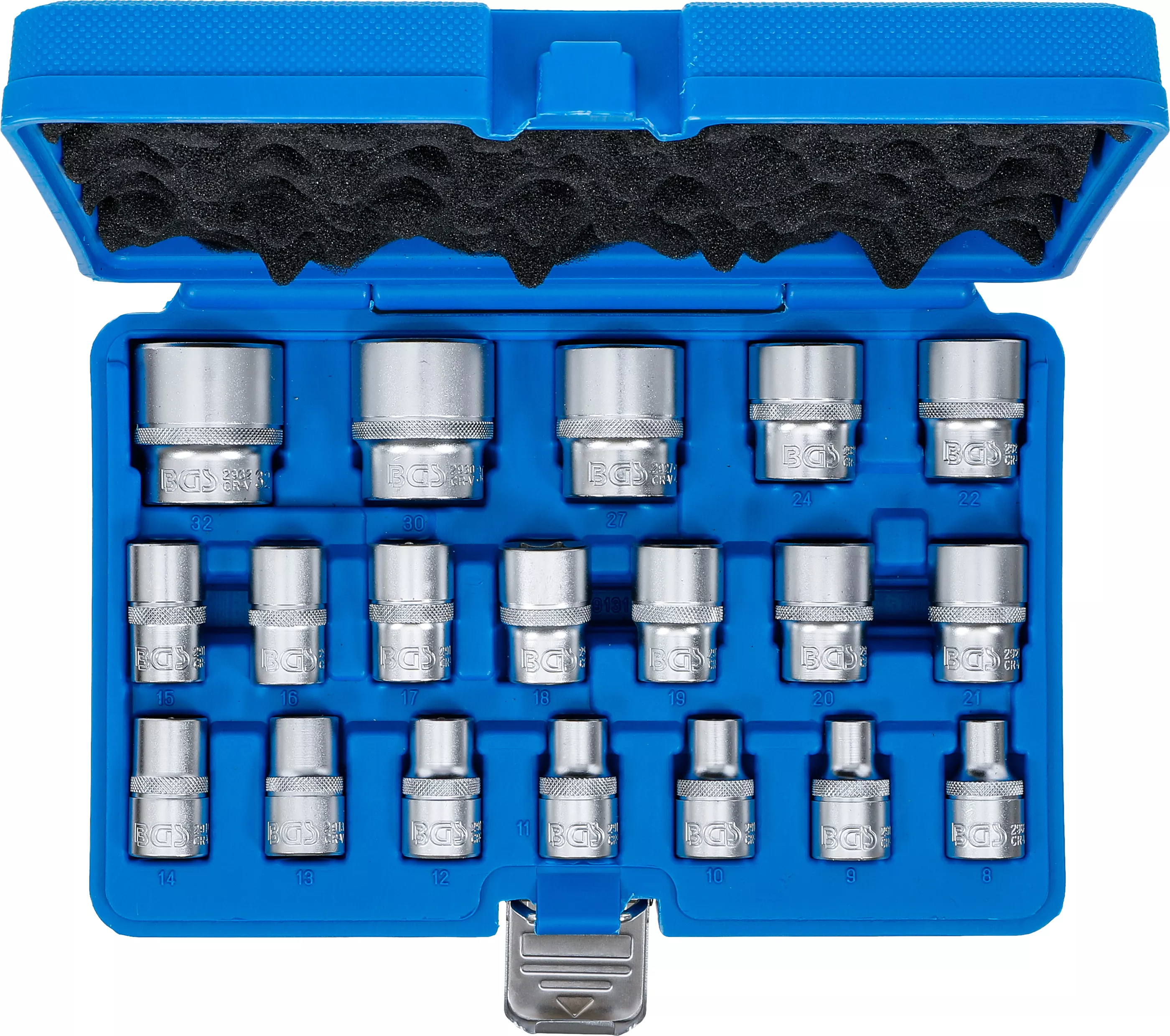 Set chei tubulare, 6 colturi | 12,5 mm (1/2") | 8 - 32 mm | 19 piese [4]