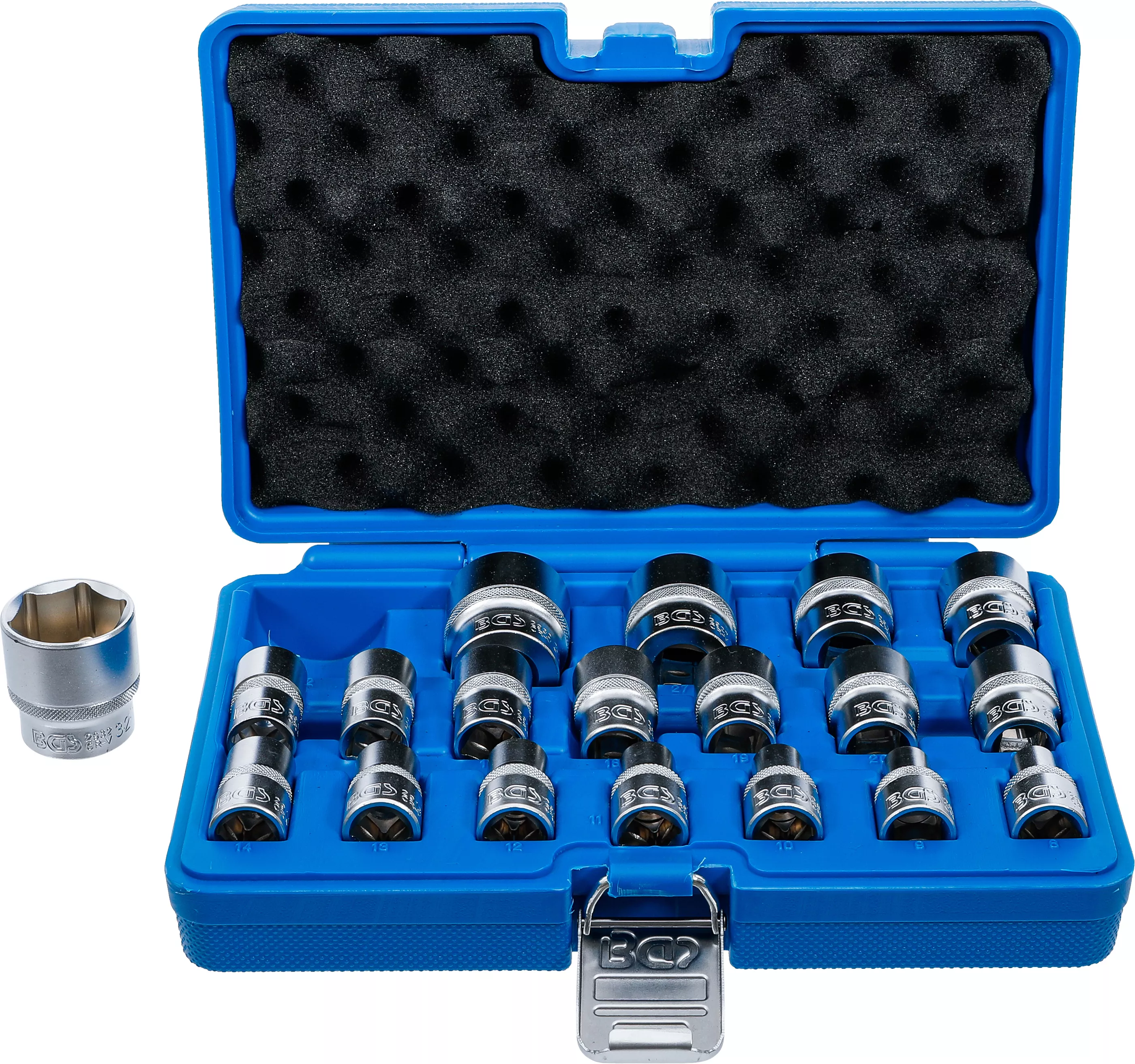 Set chei tubulare, 6 colturi | 12,5 mm (1/2") | 8 - 32 mm | 19 piese [1]