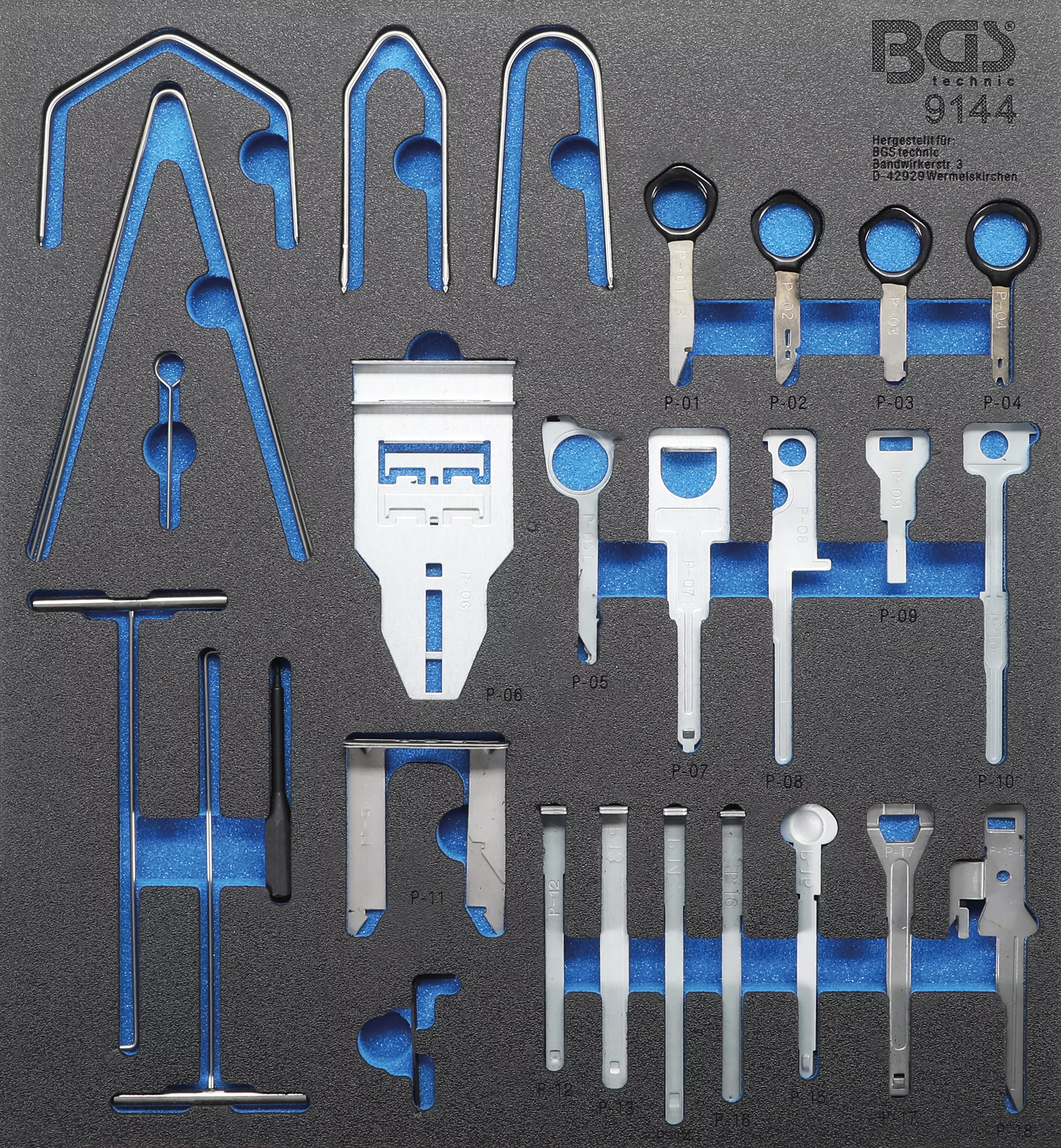 Suport organizator pentru carucior 2/3: Set demontare radio | 52 piese [1]