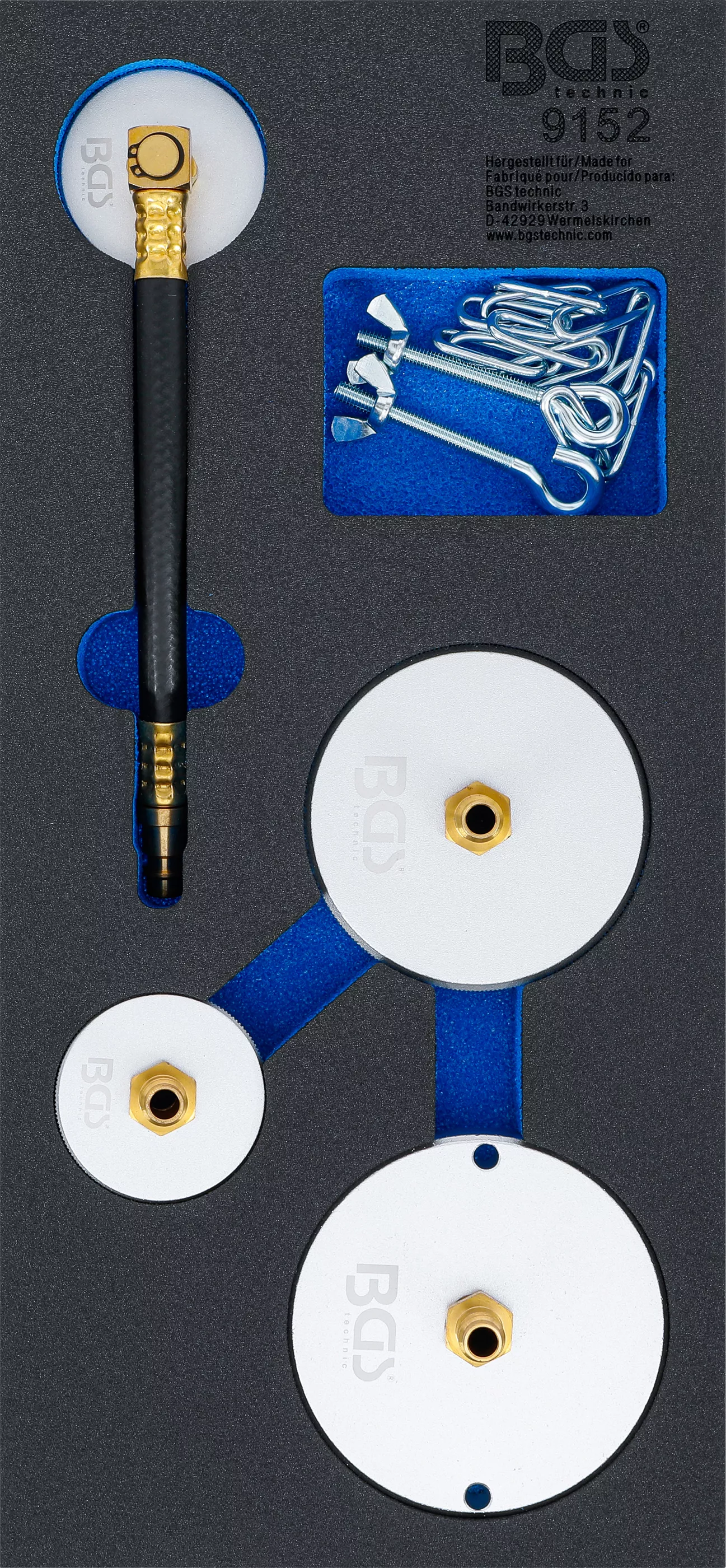 Suport organizator pentru carucior 1/3: Set adaptoare pentru dezaerator pneumatic pentru frane | 4 piese [1]