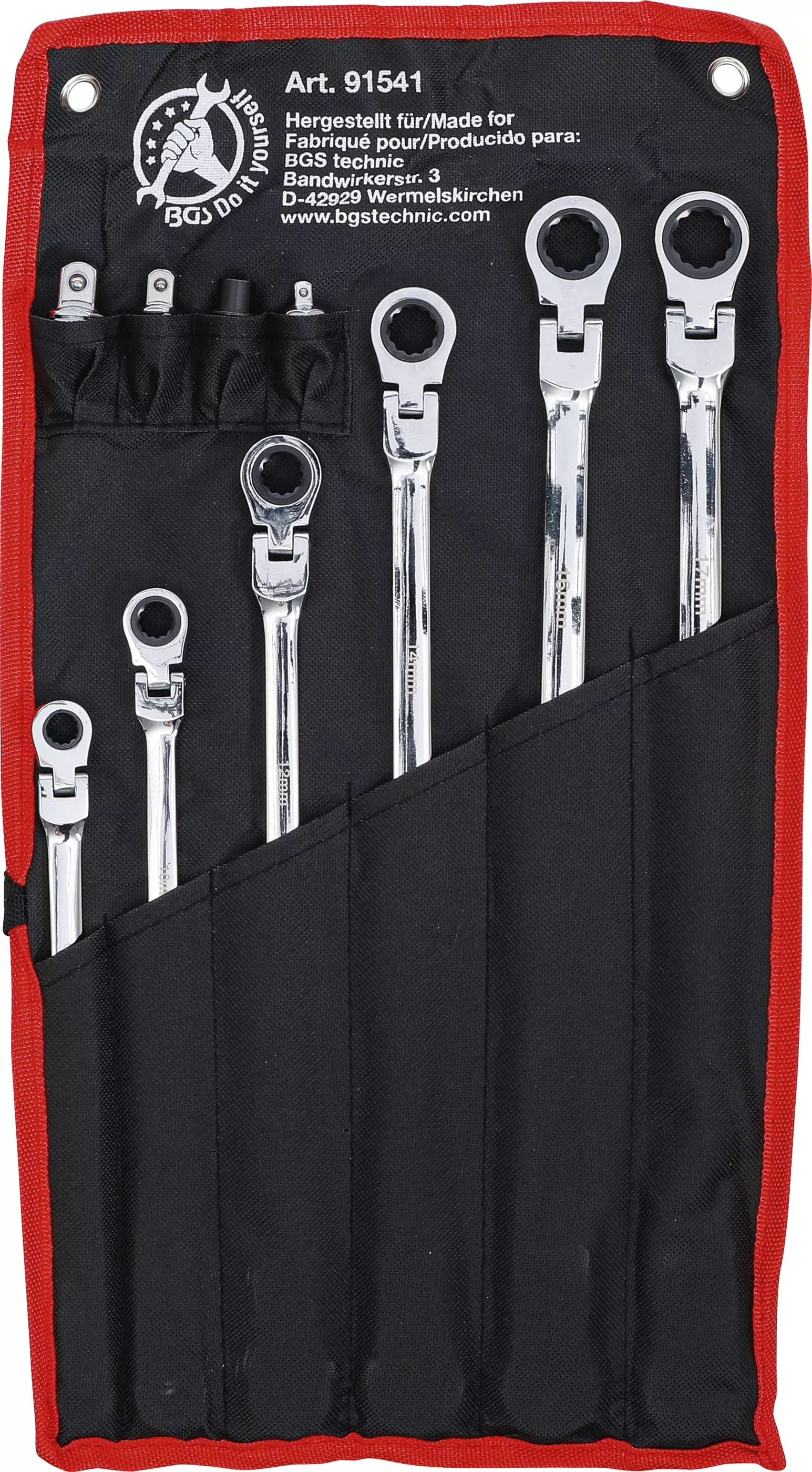 Set chei articulate clichet dublu | 8 - 19 mm | 10 piese [4]