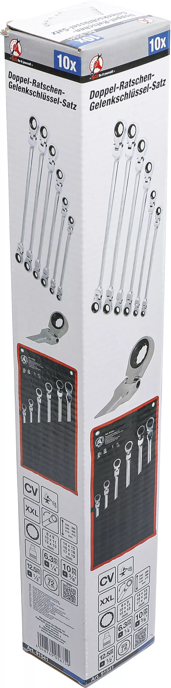 Set chei articulate clichet dublu | 8 - 19 mm | 10 piese [5]