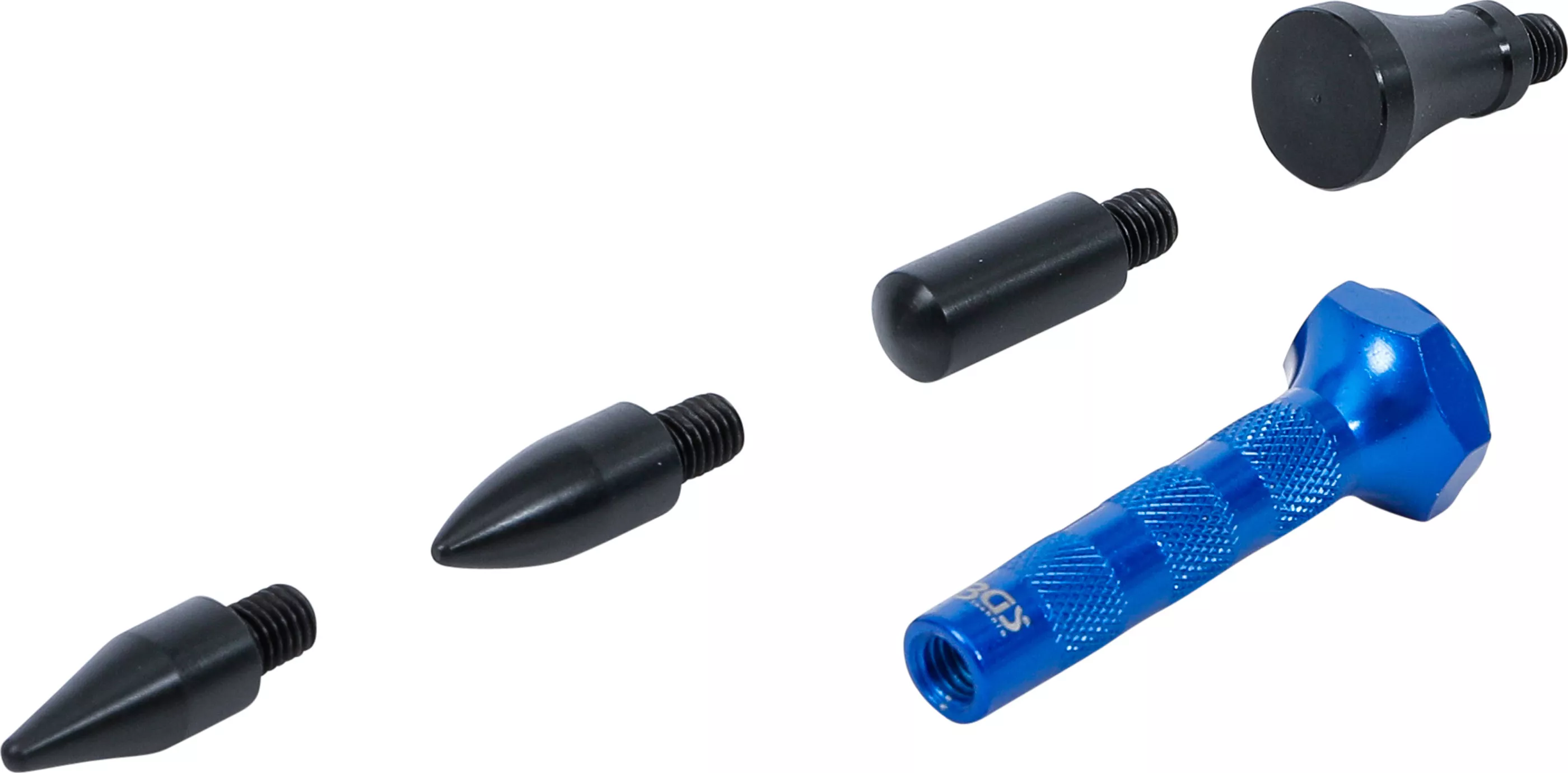 Creion din aluminiu pentru indreptare tabla cu varfuri interschimbabile | 100 mm [2]