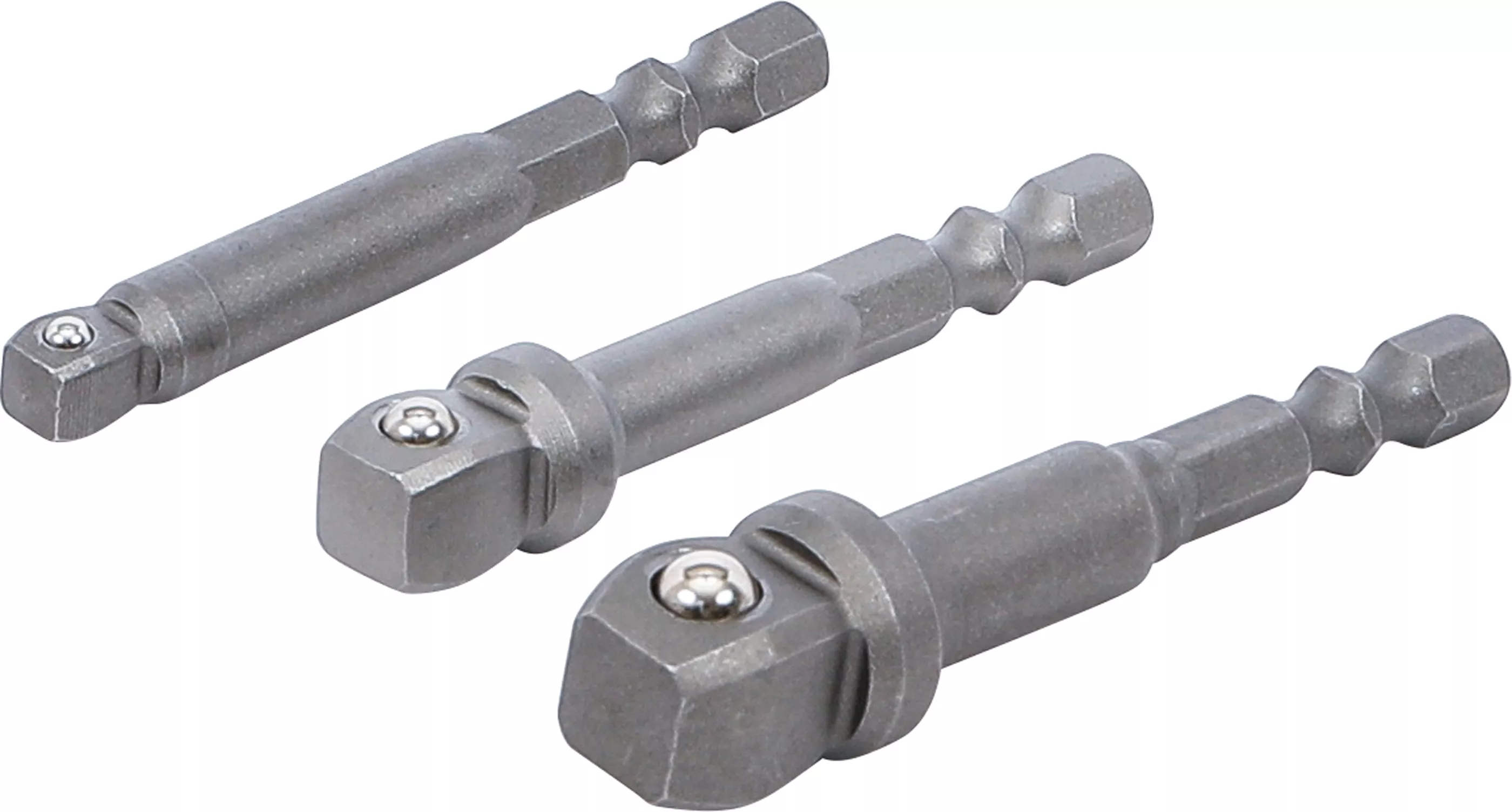 Set adaptoare articulate pentru masina de gaurit | Antrenare 6 colturi exterior 6,3 mm (1/4") | 3 piese [1]