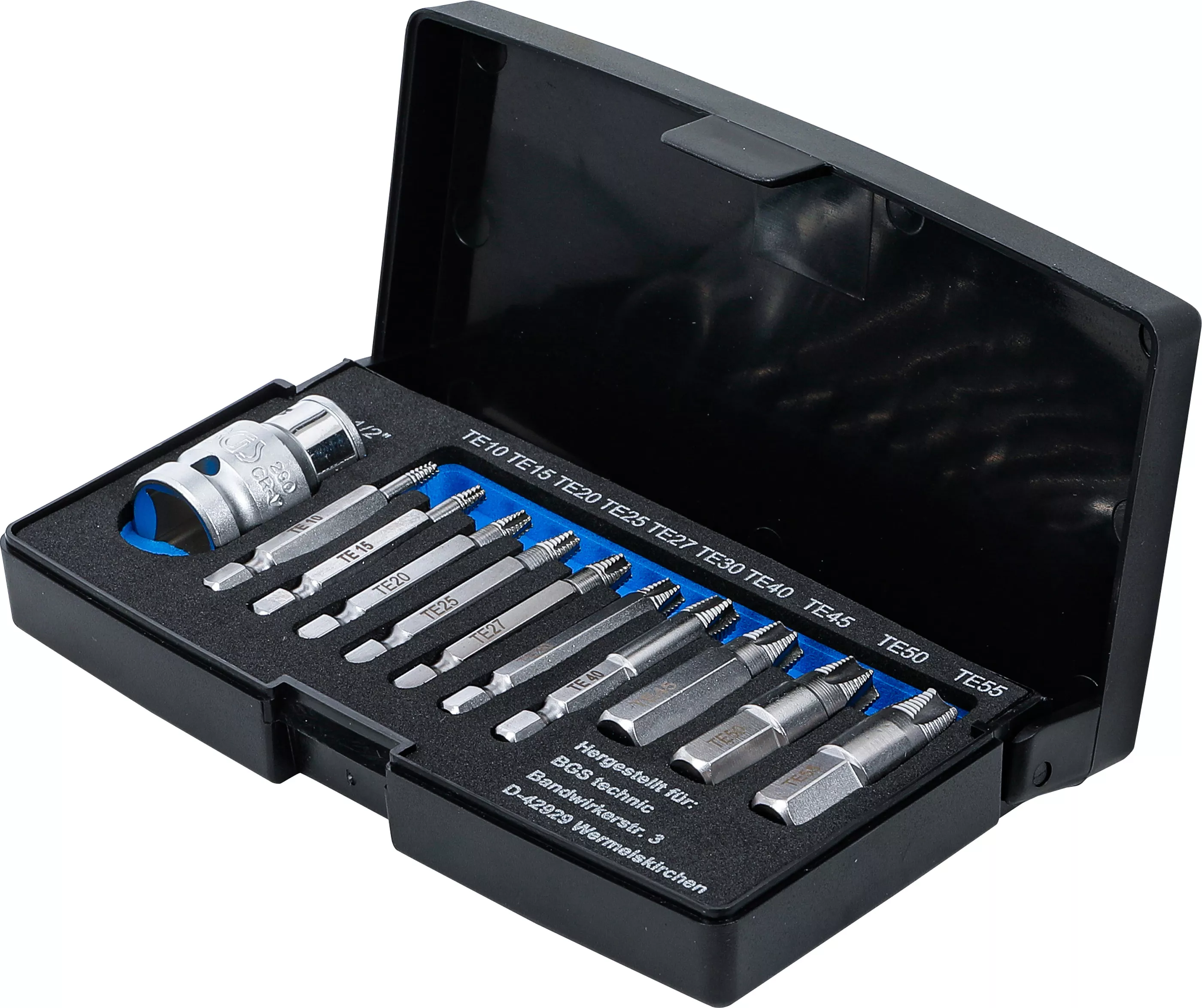 Set extractoare suruburi | pentru Profil T defecte (pentru Torx) T10 - T55 | 11 piese [3]