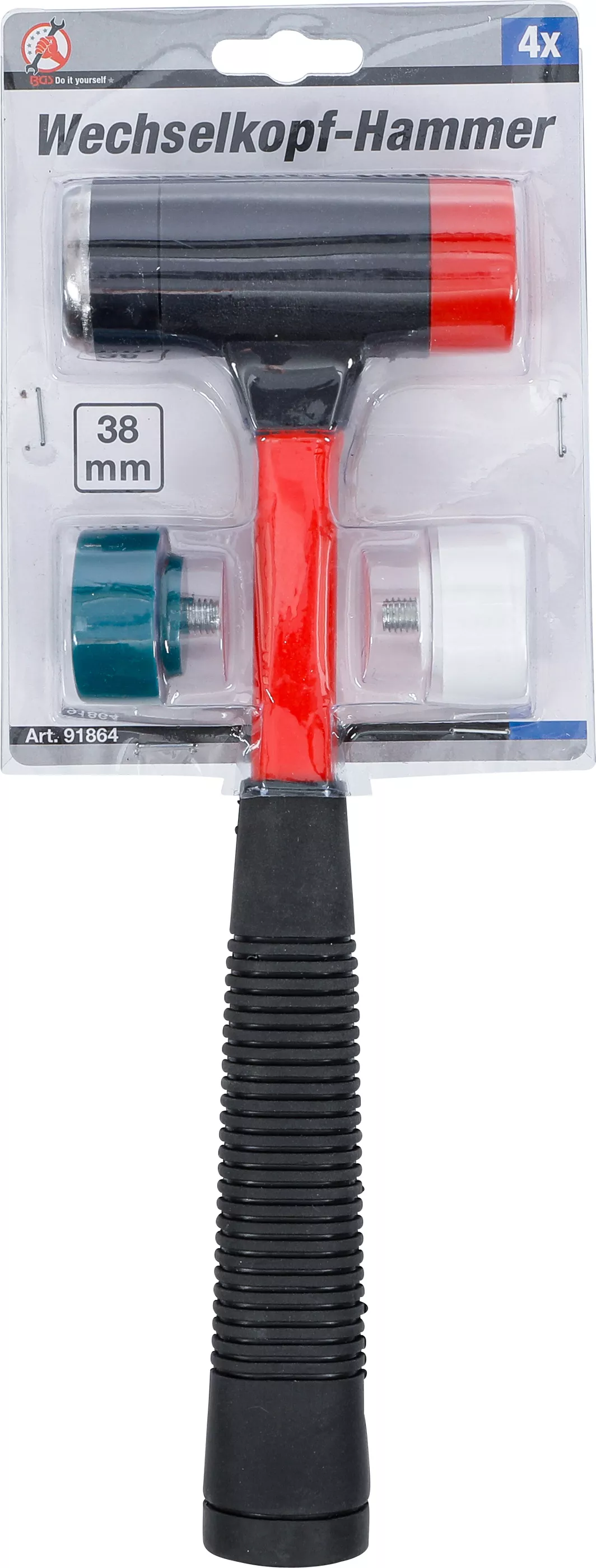 Set ciocan cu cap interschimbabil | Coada fibra de sticla | o 38 mm [7]