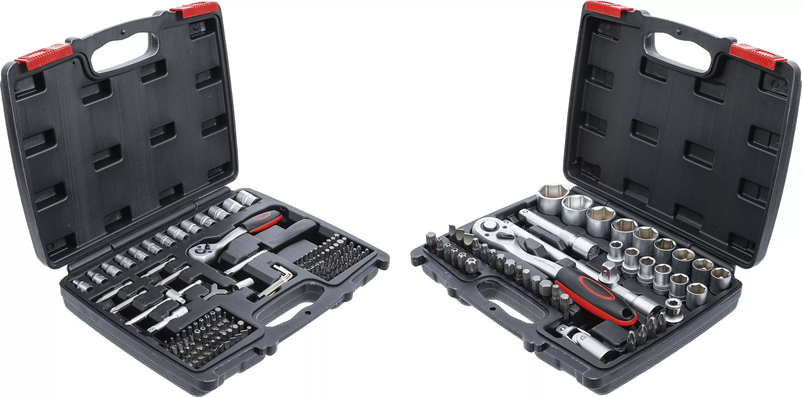 Set chei tubulare | Antrenare 6,3 mm (1/4") + 12,5 mm (1/2") | Marimi in toli | 174 piese [2]